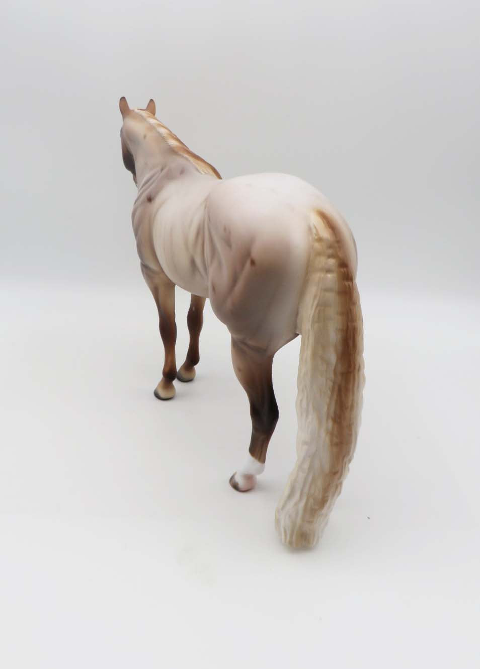 Jamerson - OOAK - Strawberry Roan Ideal Stock Horse By Caroline Boydston BEST OFFER 3/13/23