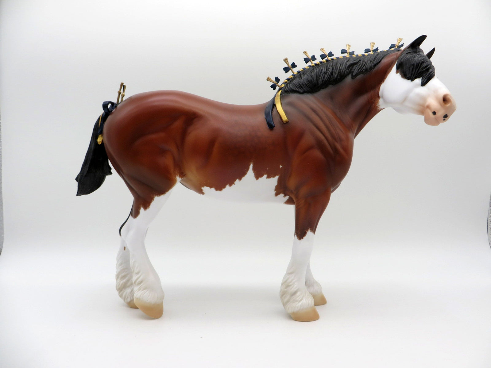 Jane-OOAK Dapple Bay Sabino Heavy Draft  Painted by Carrie Keller EQ 21