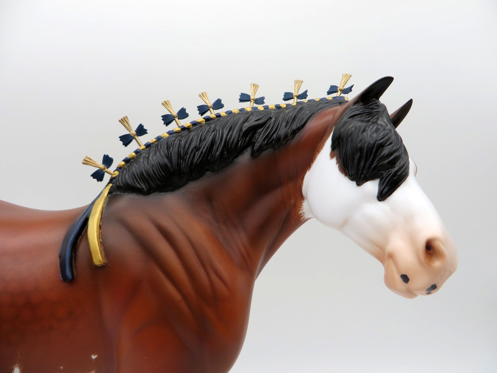 Jane-OOAK Dapple Bay Sabino Heavy Draft  Painted by Carrie Keller EQ 21