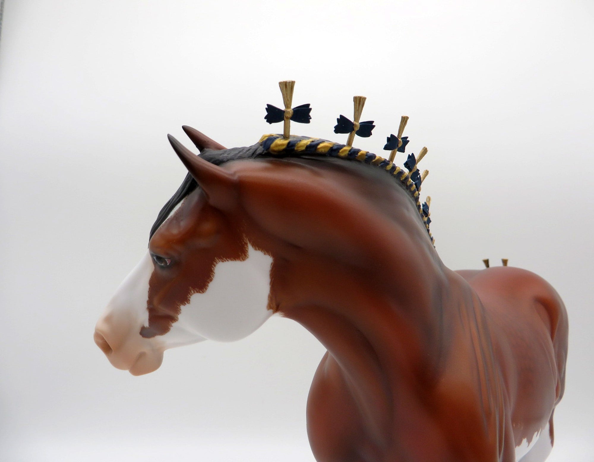 Jane-OOAK Dapple Bay Sabino Heavy Draft  Painted by Carrie Keller EQ 21