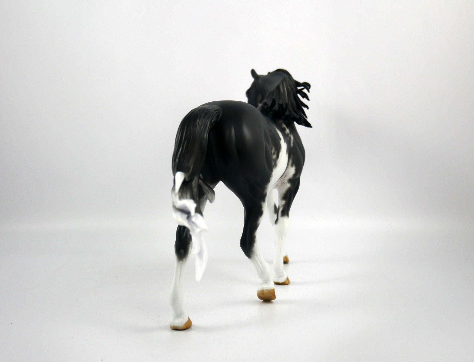 Jericho Cane-OOAK Black Sabino Pony  Painted By Sheryl Leisure 1/15/21