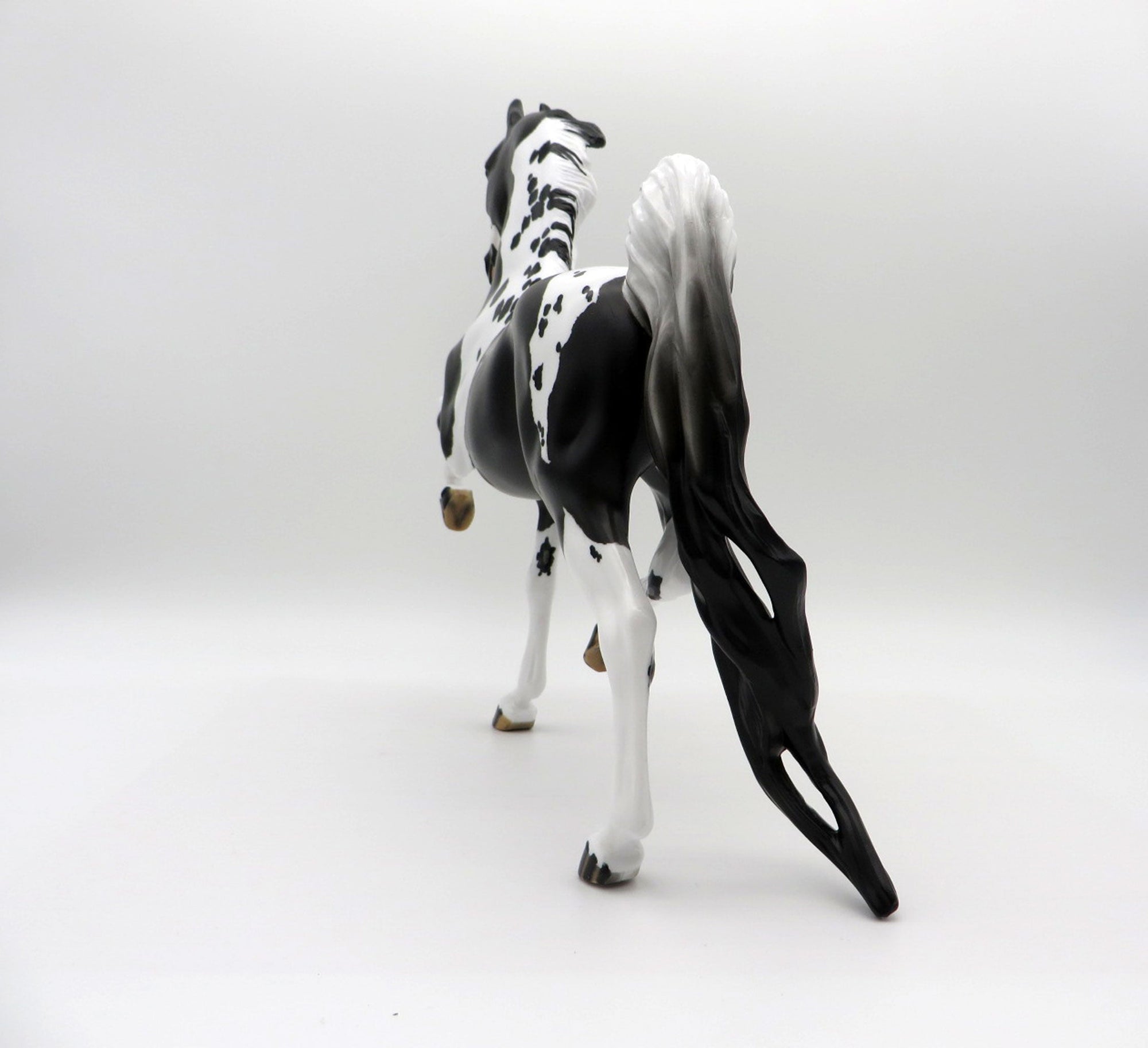 Jethro-OOAK Dapple Black Paint Saddlebred SHCF 2021