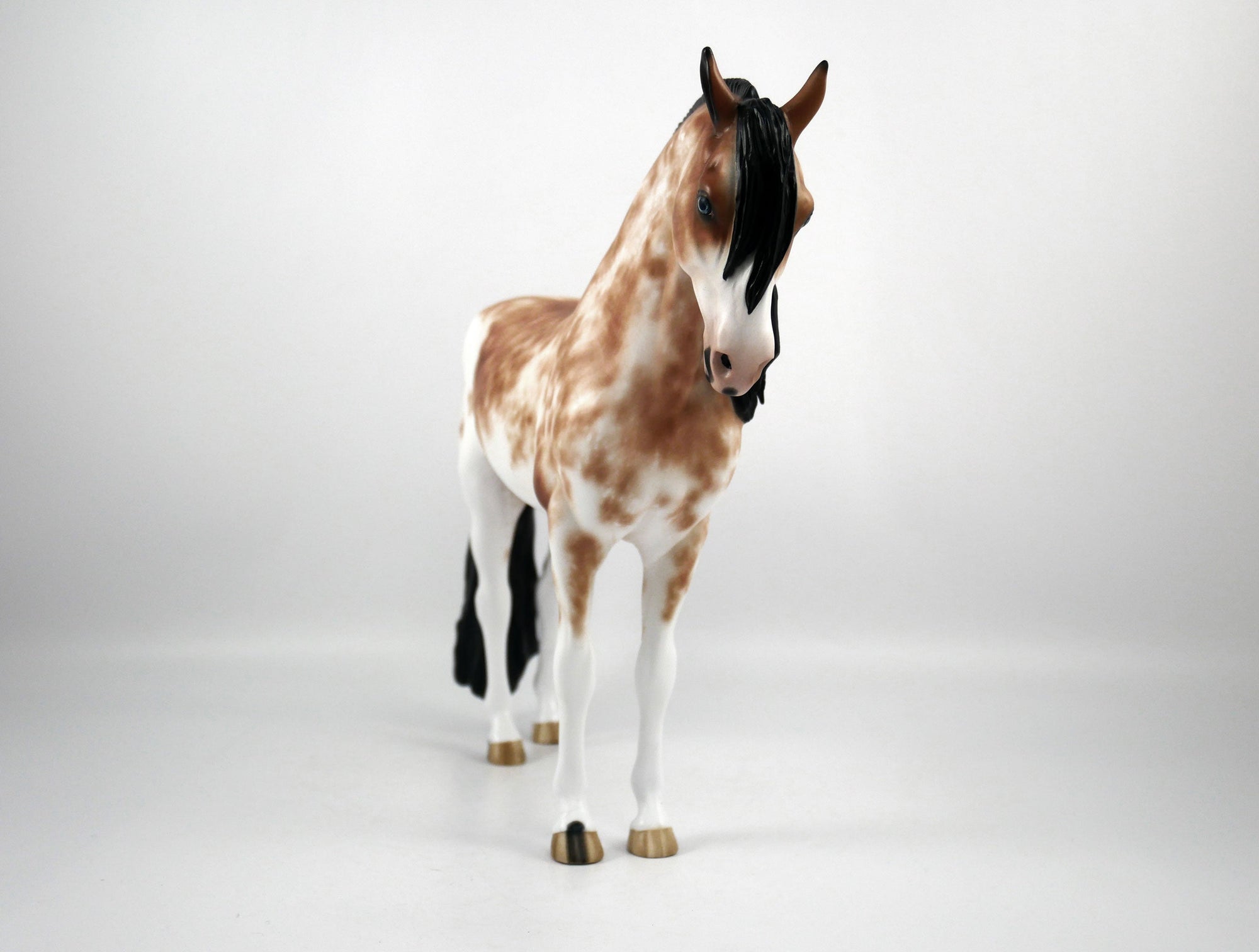 John Matrix-OOAK Bay Sabino Andalusian Painted By Sheryl Leisure 1/15/21