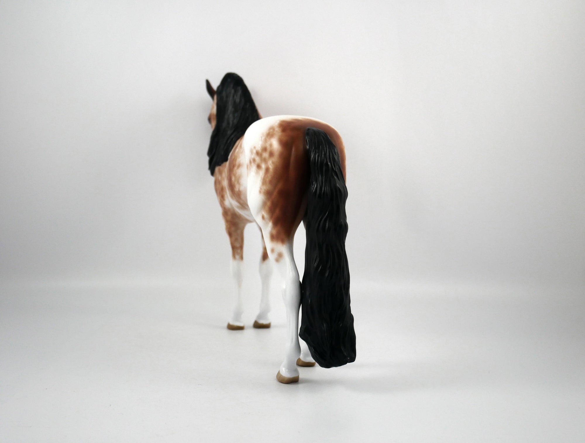 John Matrix-OOAK Bay Sabino Andalusian Painted By Sheryl Leisure 1/15/21