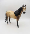 Dutton LE 15 Customized Dappled Sooty Buckskin Ideal Stock Horse By Ellen Robbins SHCF23