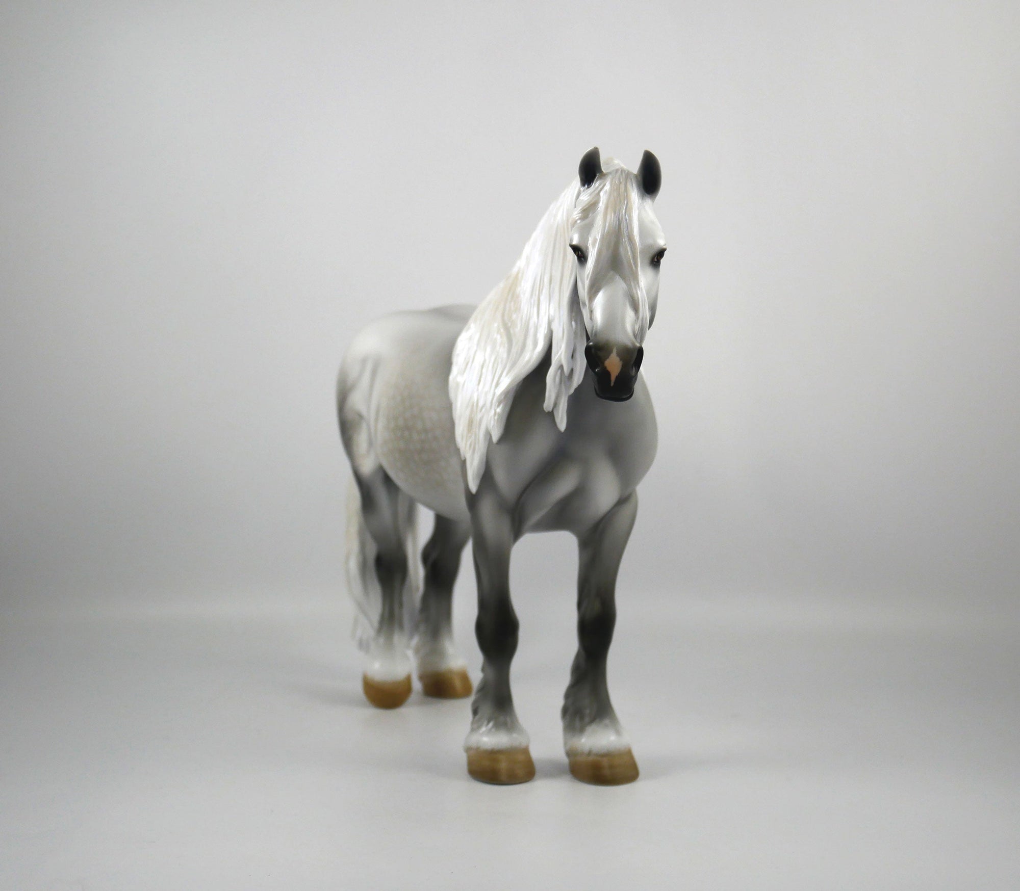 JOY TO THE WORLD-OOAK DAPPLE GREY DRAFT BY CARRIE KELLER 12/22/20