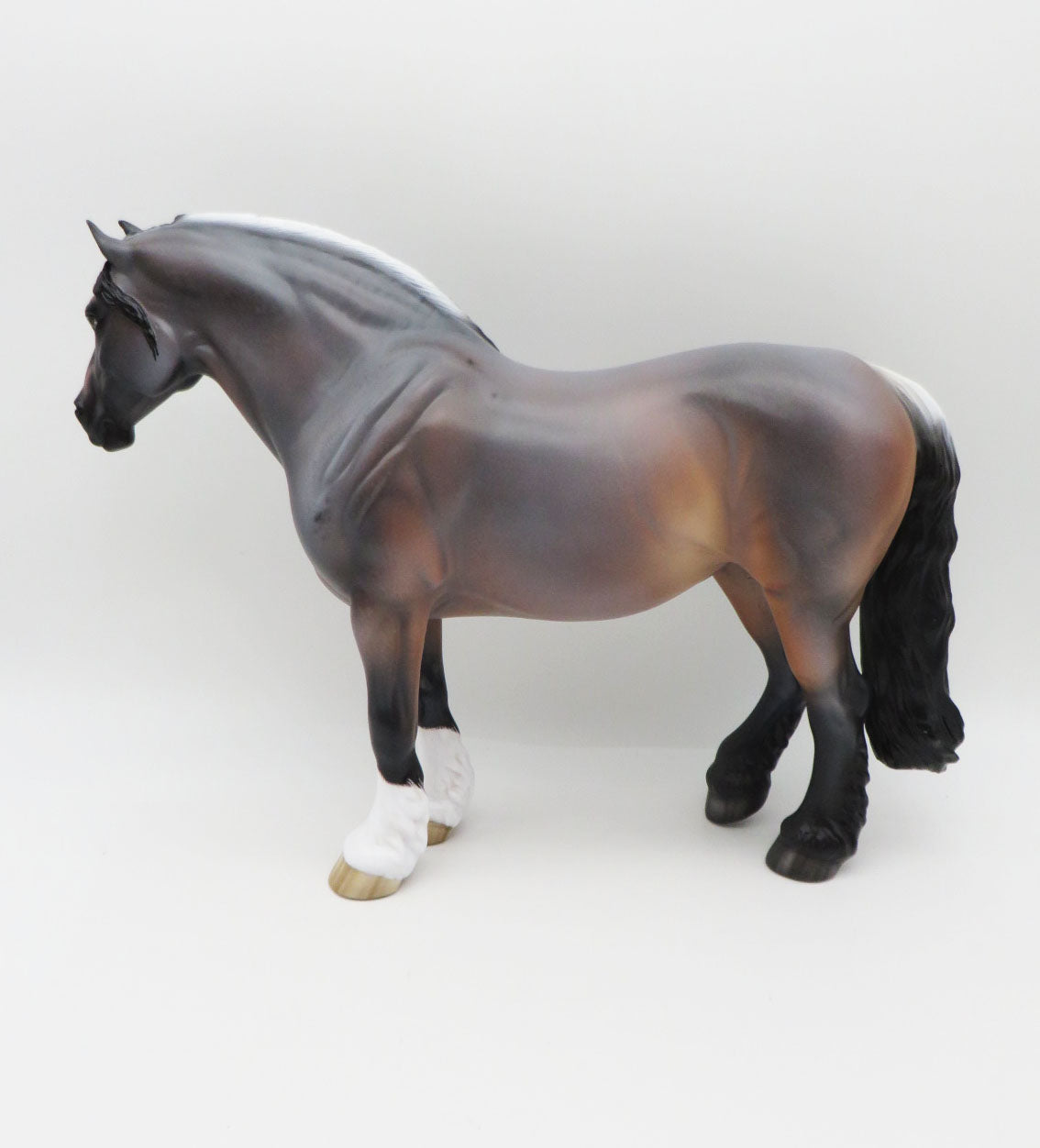 Jubliant - OOAK - Bay Roan Heavy Draft by Sheryl Leisure - Best Offers 1/16/23