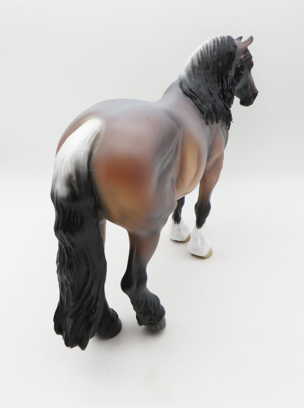 Jubliant - OOAK - Bay Roan Heavy Draft by Sheryl Leisure - Best Offers 1/16/23