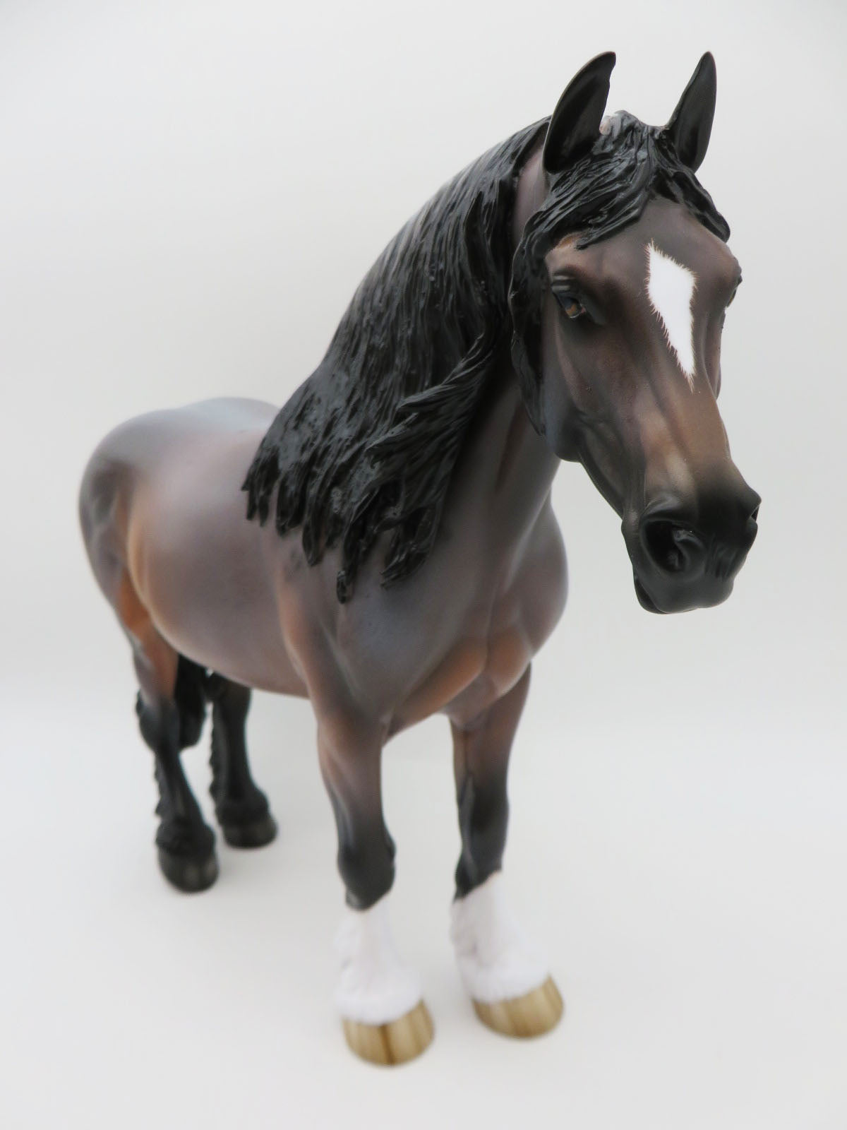 Jubliant - OOAK - Bay Roan Heavy Draft by Sheryl Leisure - Best Offers 1/16/23