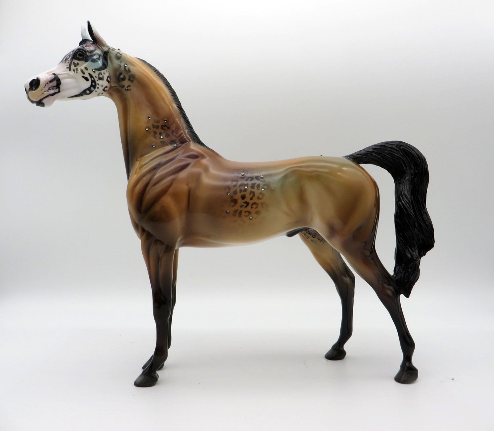 Jungle Cat- OOAK Deco Arabian Painted by Dawn Quick MM 2021