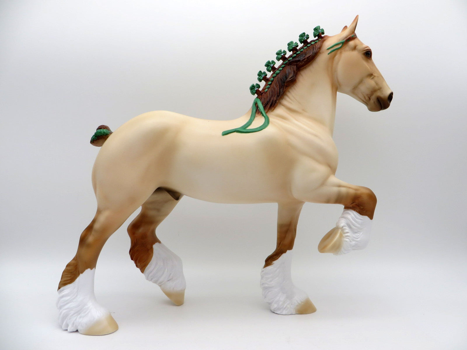 Jupiter-OOAK Red Roan Trotting Drafter Painted By Ellen Robbins EQ 21