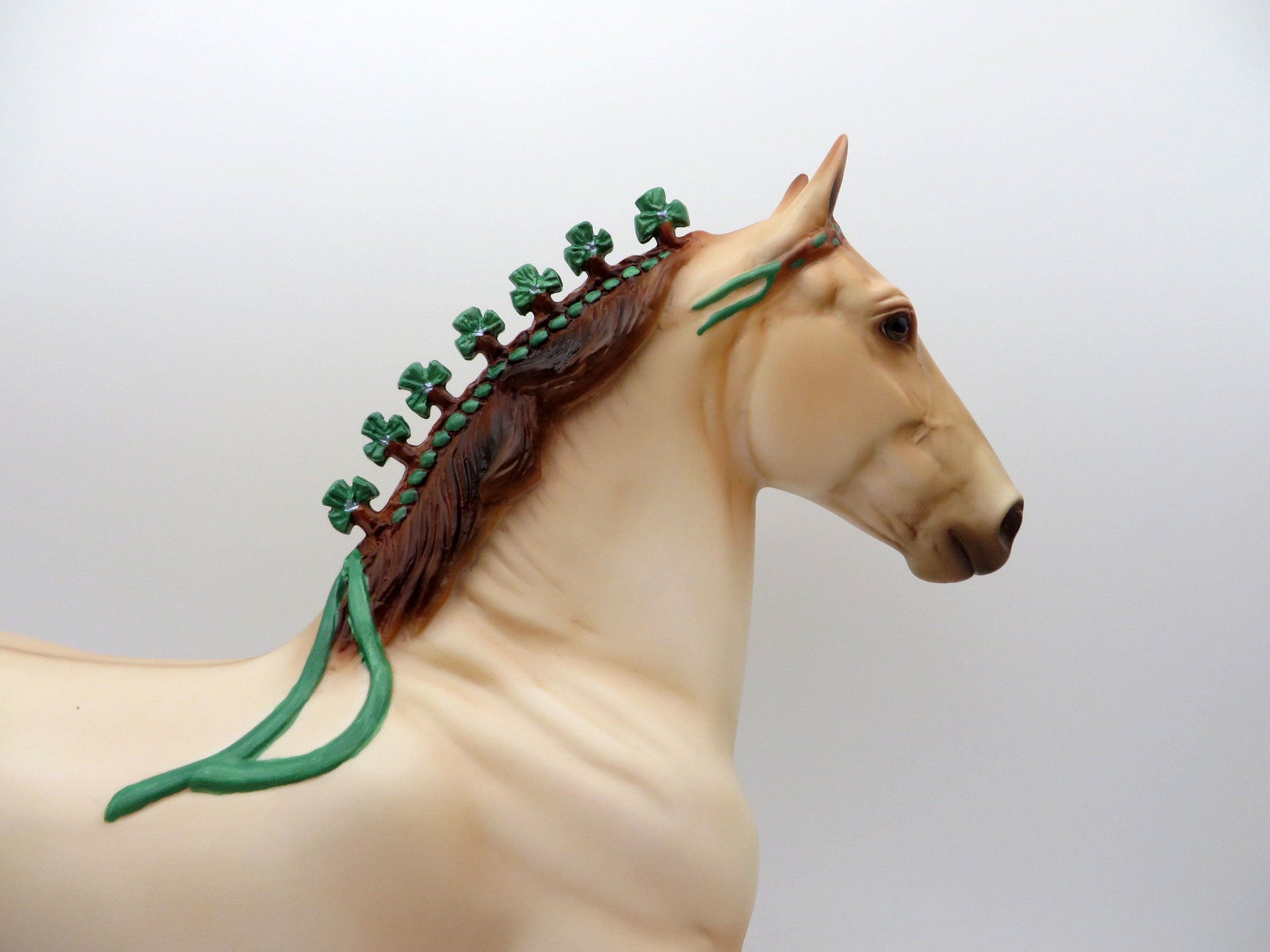 Jupiter-OOAK Red Roan Trotting Drafter Painted By Ellen Robbins EQ 21