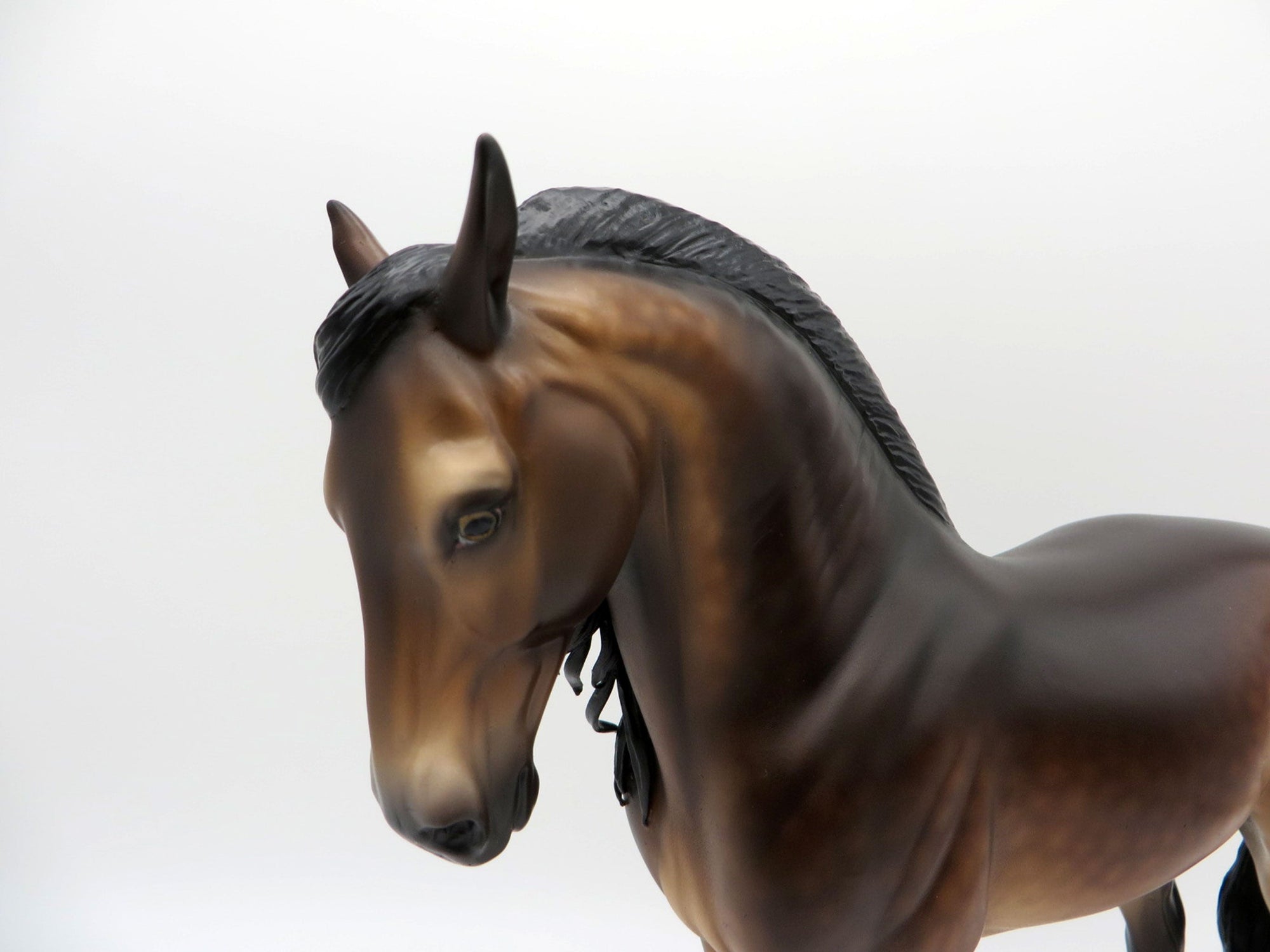 Just Emotion-OOAK Dapple Bay Andalusian Painted by Sheryl Leisure 7/26/21