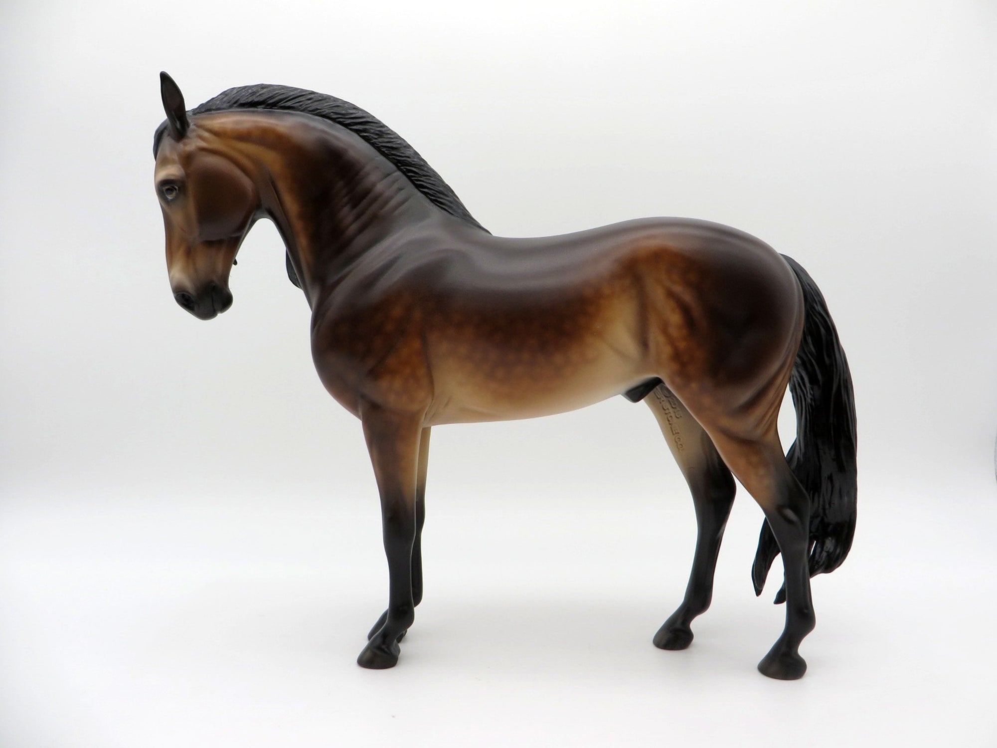 Just Emotion-OOAK Dapple Bay Andalusian Painted by Sheryl Leisure 7/26/21