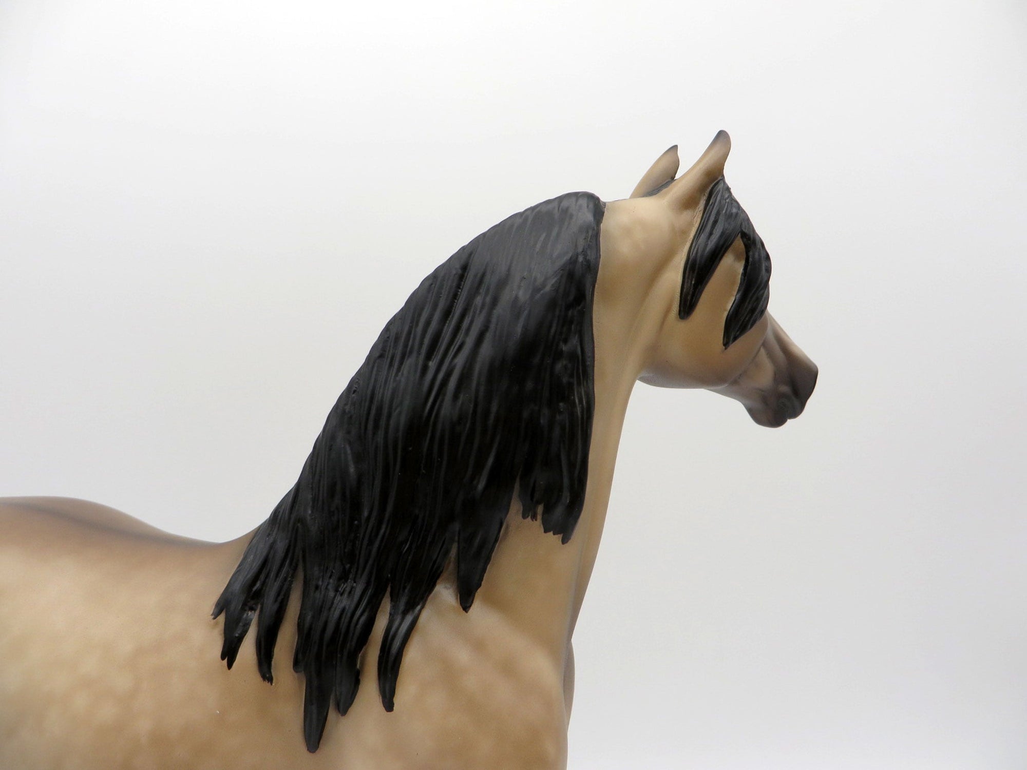 Just A Little Luck-OOAK Buckskin Morgan Painted by Sheryl Leisure 7/26/21