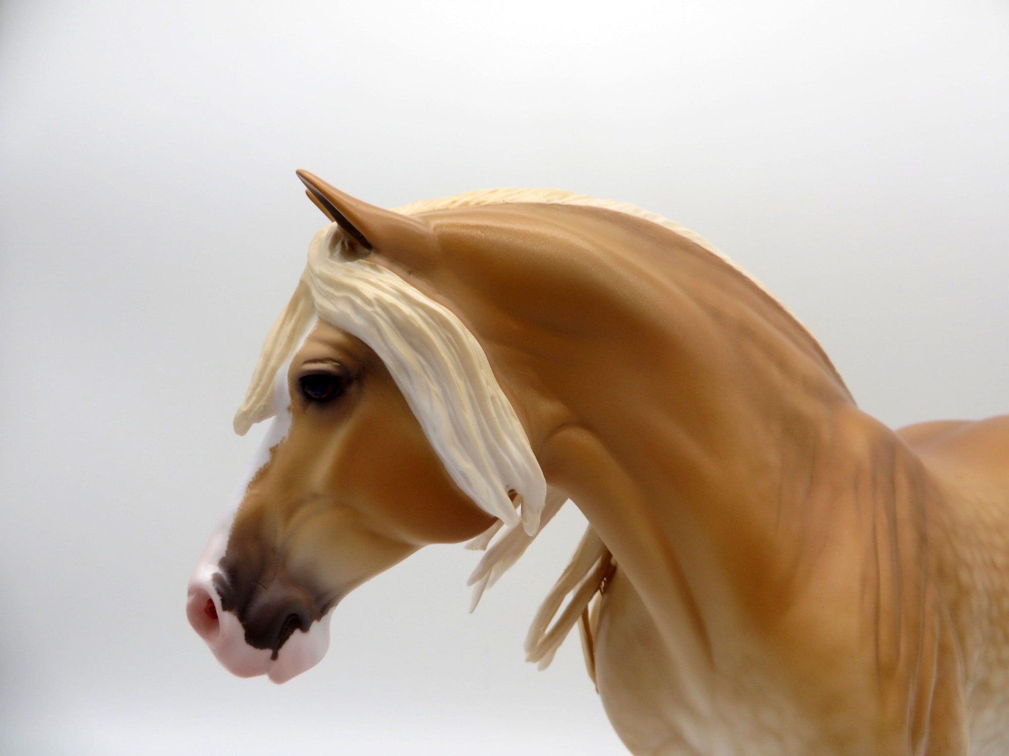 Kailish-OOAK Dapple Palomino Heavy Draft Painted By Caroline Boydston 6/22/21