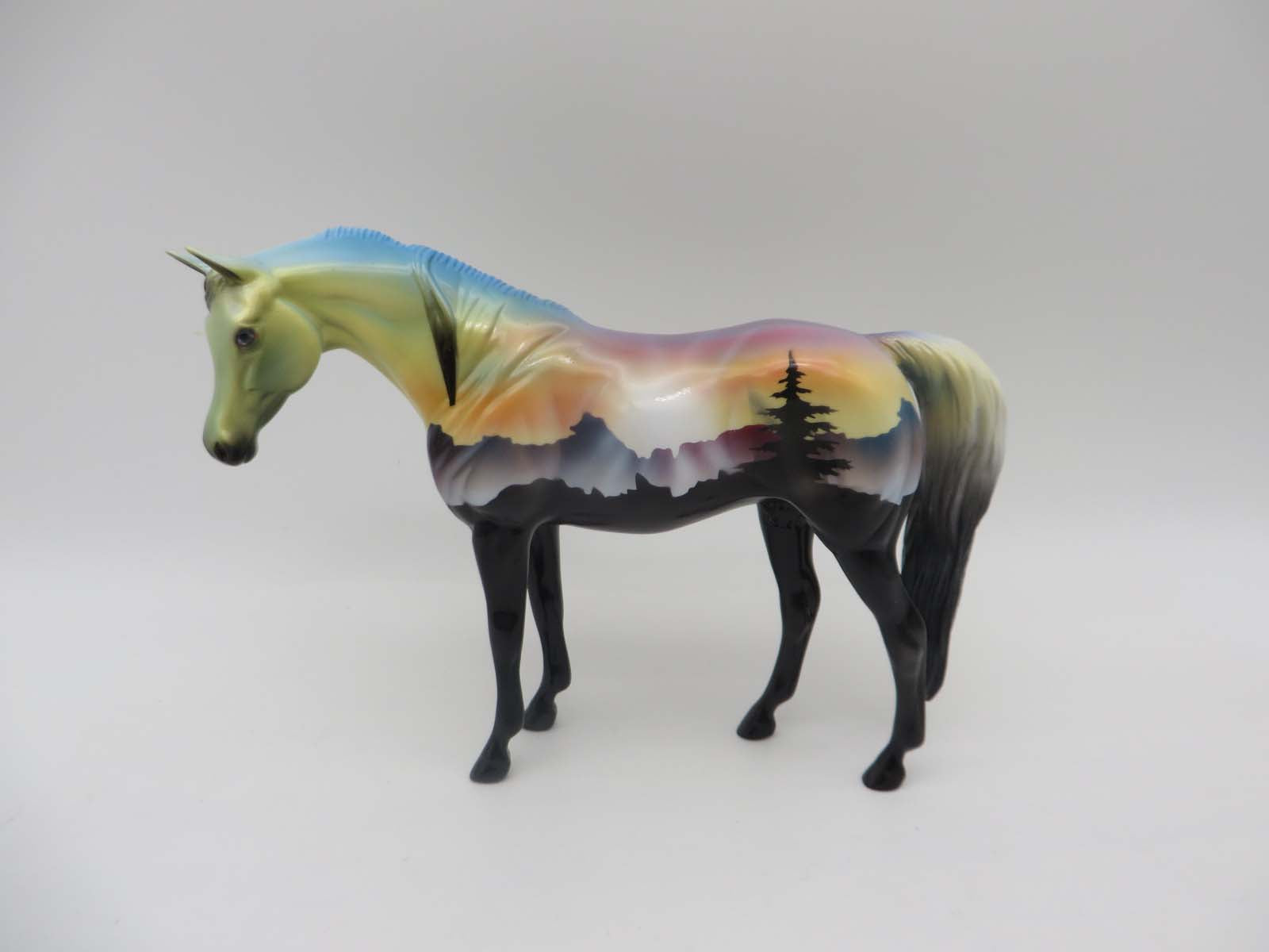 Kaleidoscope Sunset-OOAK Deco Arabian Pebbles By Dawn Quick SHCF23