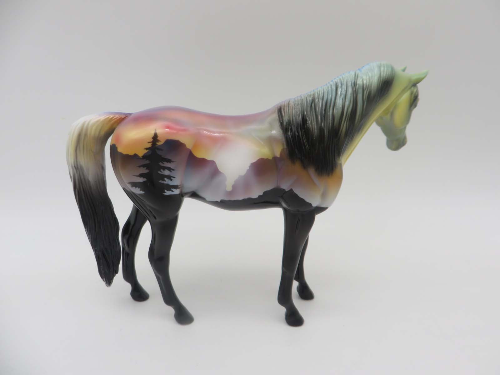 Kaleidoscope Sunset-OOAK Deco Arabian Pebbles By Dawn Quick SHCF23