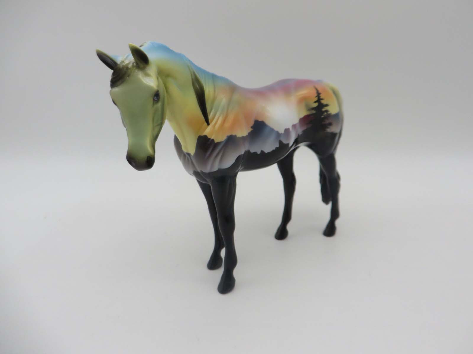 Kaleidoscope Sunset-OOAK Deco Arabian Pebbles By Dawn Quick SHCF23