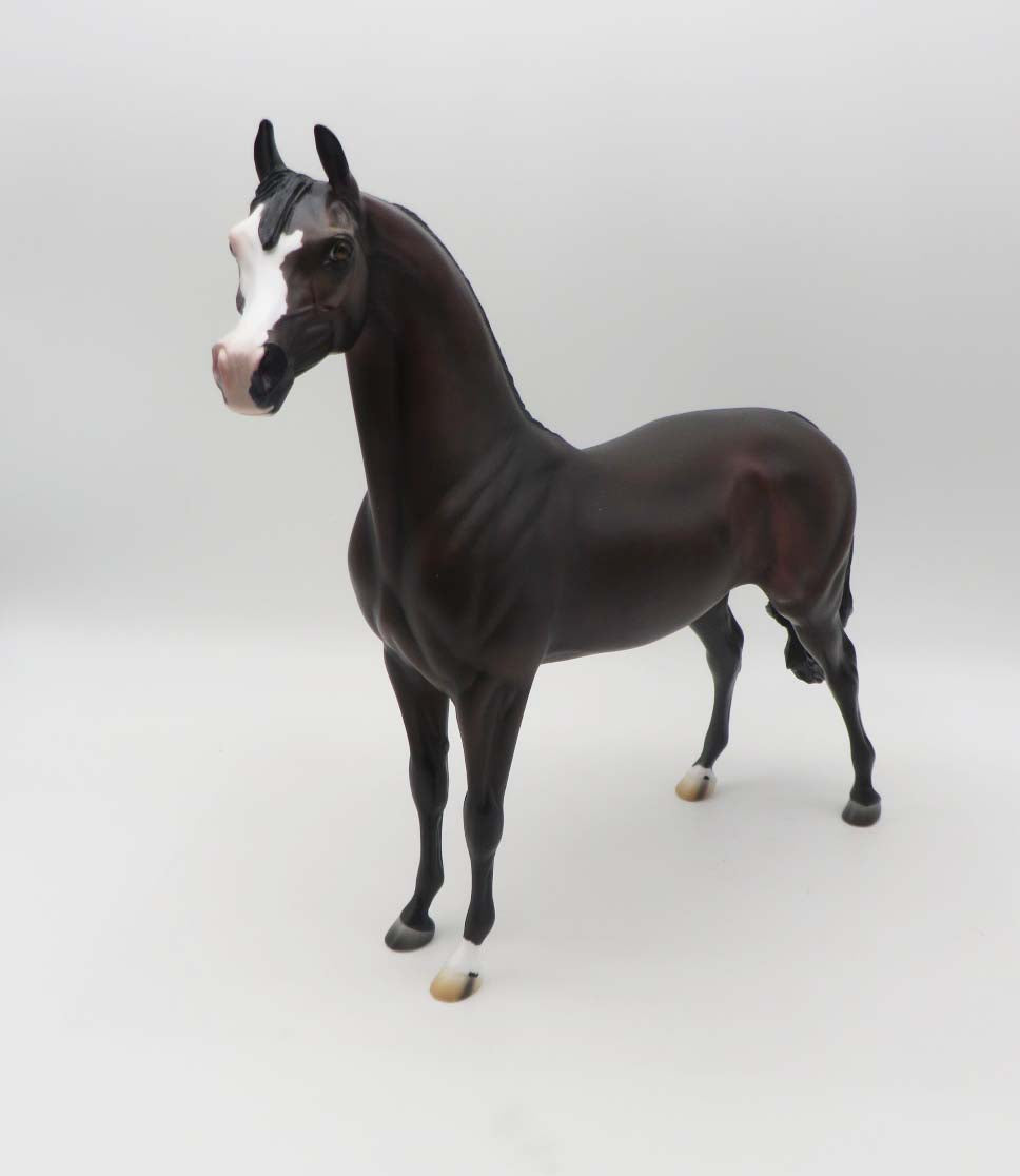 Keep The Wolves Close - OOAK - Dappled Dark Bay Arabian By Ashley Palmer - SHCF23