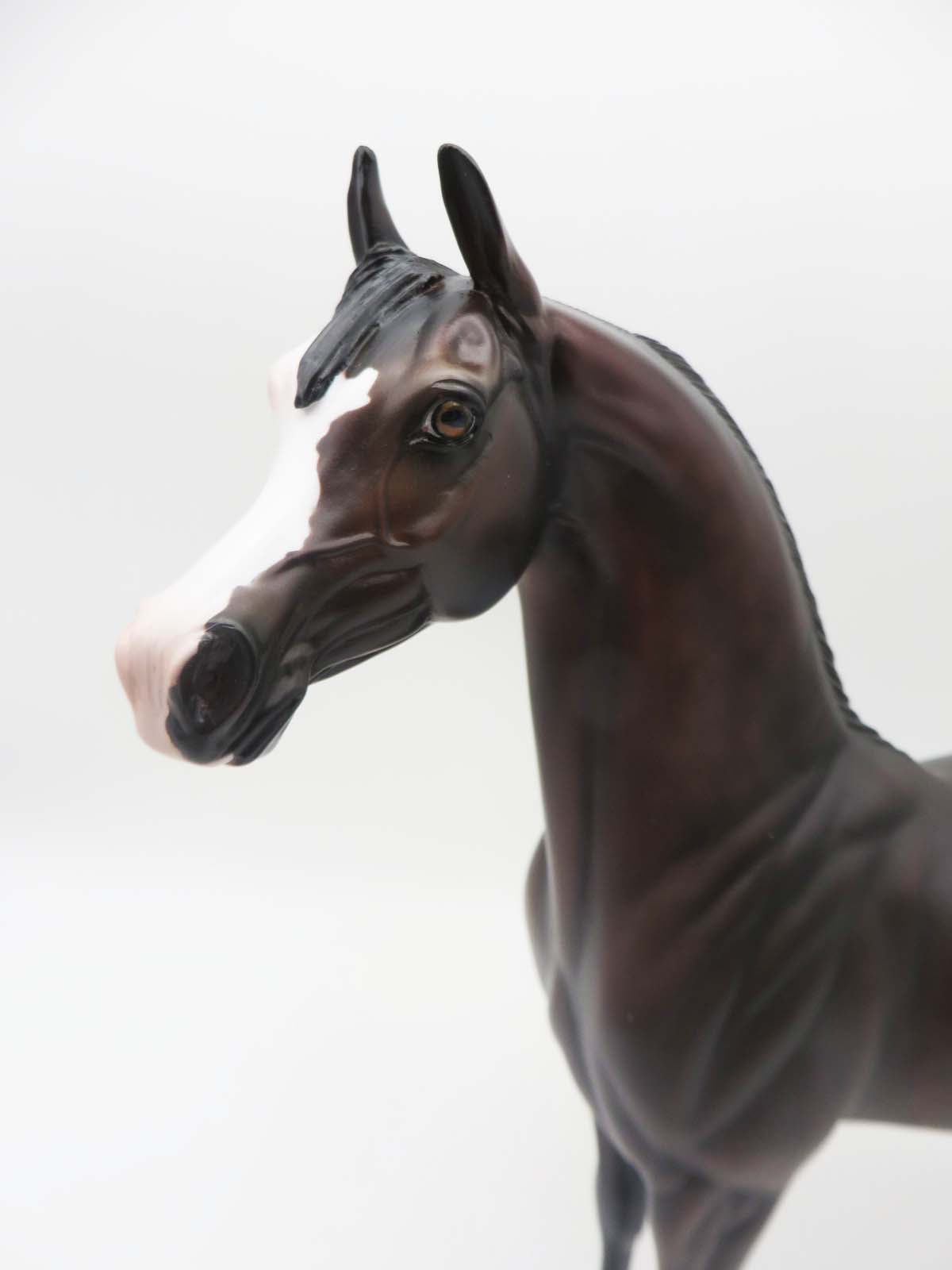 Keep The Wolves Close - OOAK - Dappled Dark Bay Arabian By Ashley Palmer - SHCF23