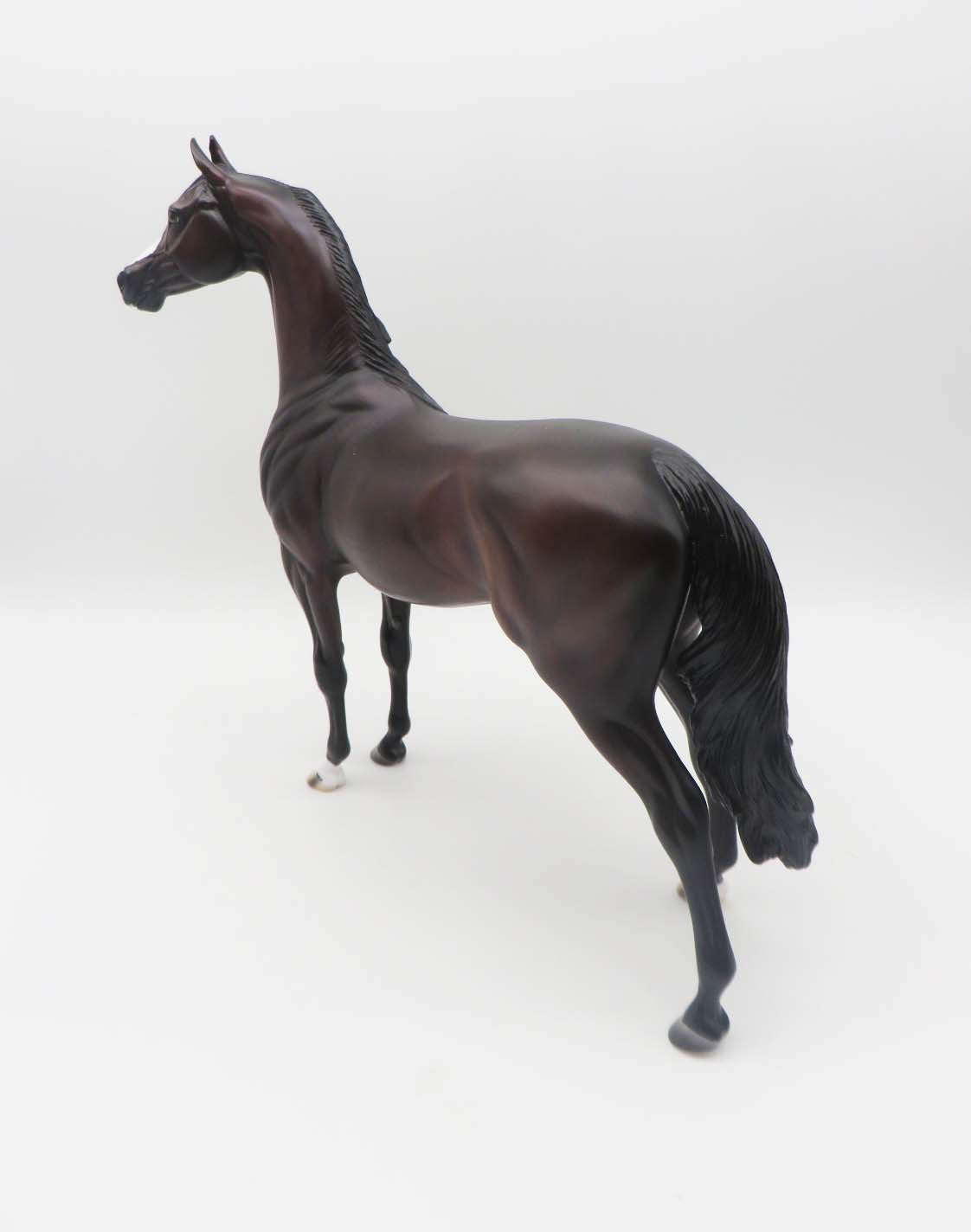 Keep The Wolves Close - OOAK - Dappled Dark Bay Arabian By Ashley Palmer - SHCF23