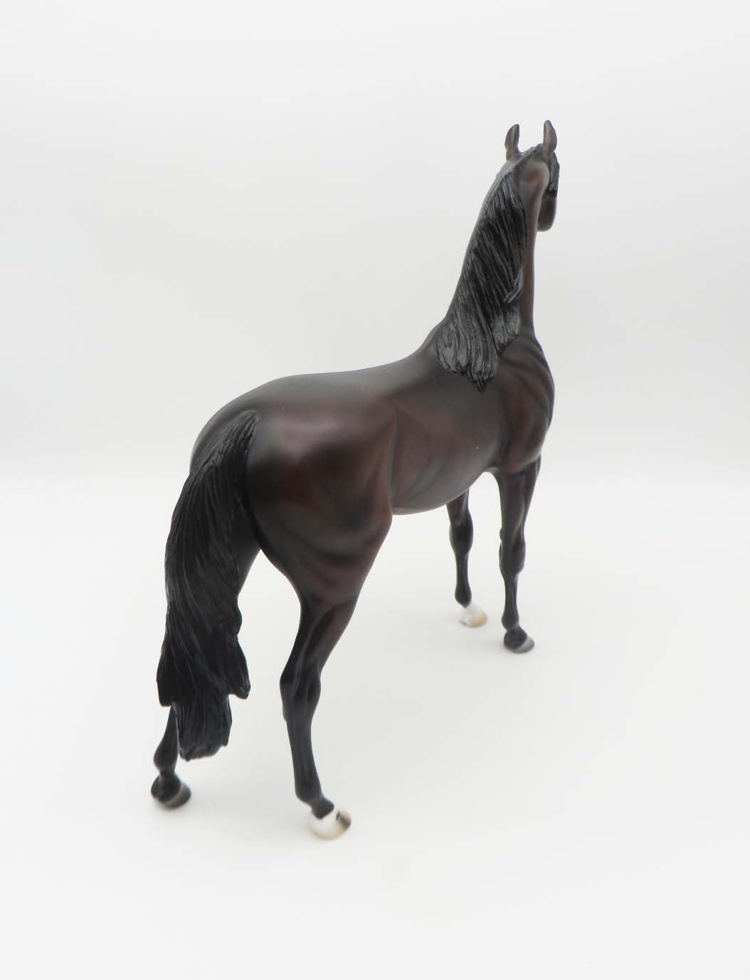 Keep The Wolves Close - OOAK - Dappled Dark Bay Arabian By Ashley Palmer - SHCF23