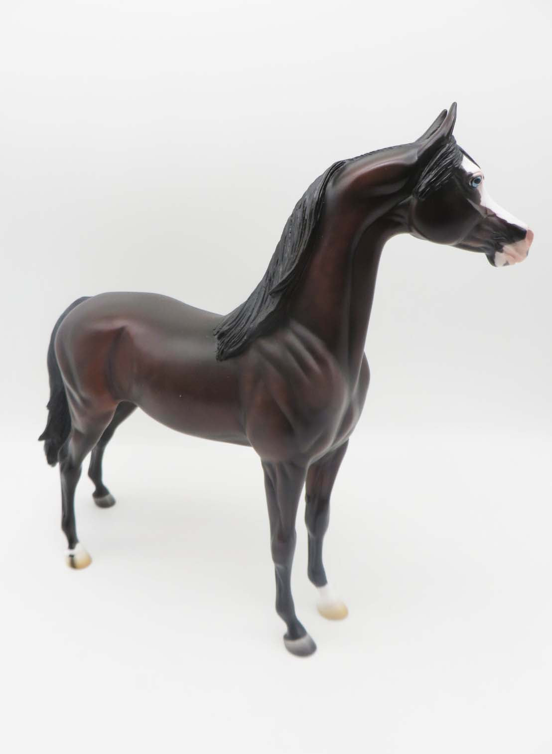 Keep The Wolves Close - OOAK - Dappled Dark Bay Arabian By Ashley Palmer - SHCF23