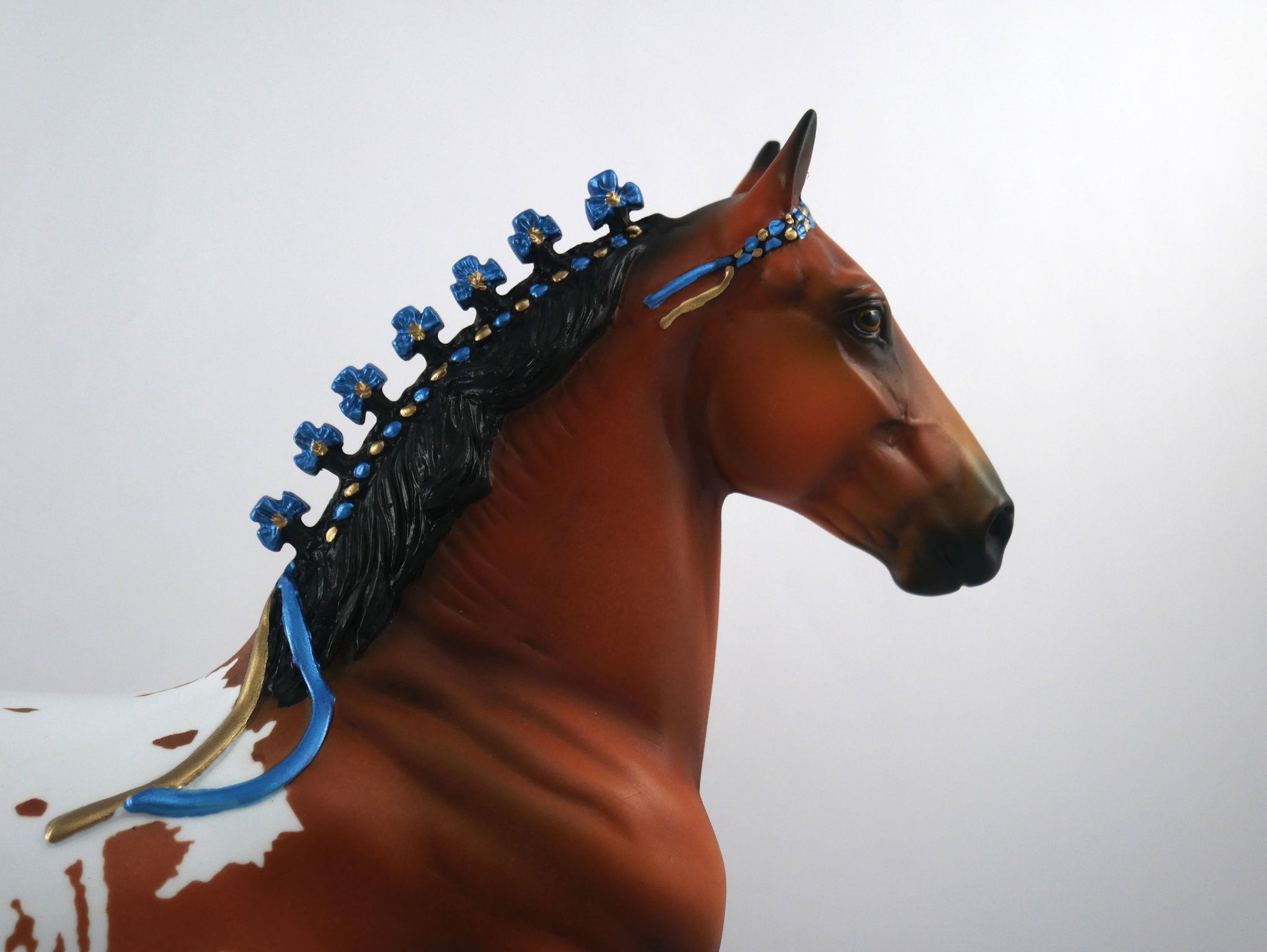 Kickoff-OOAK Bay Appaloosa Trotting Draft  SB21