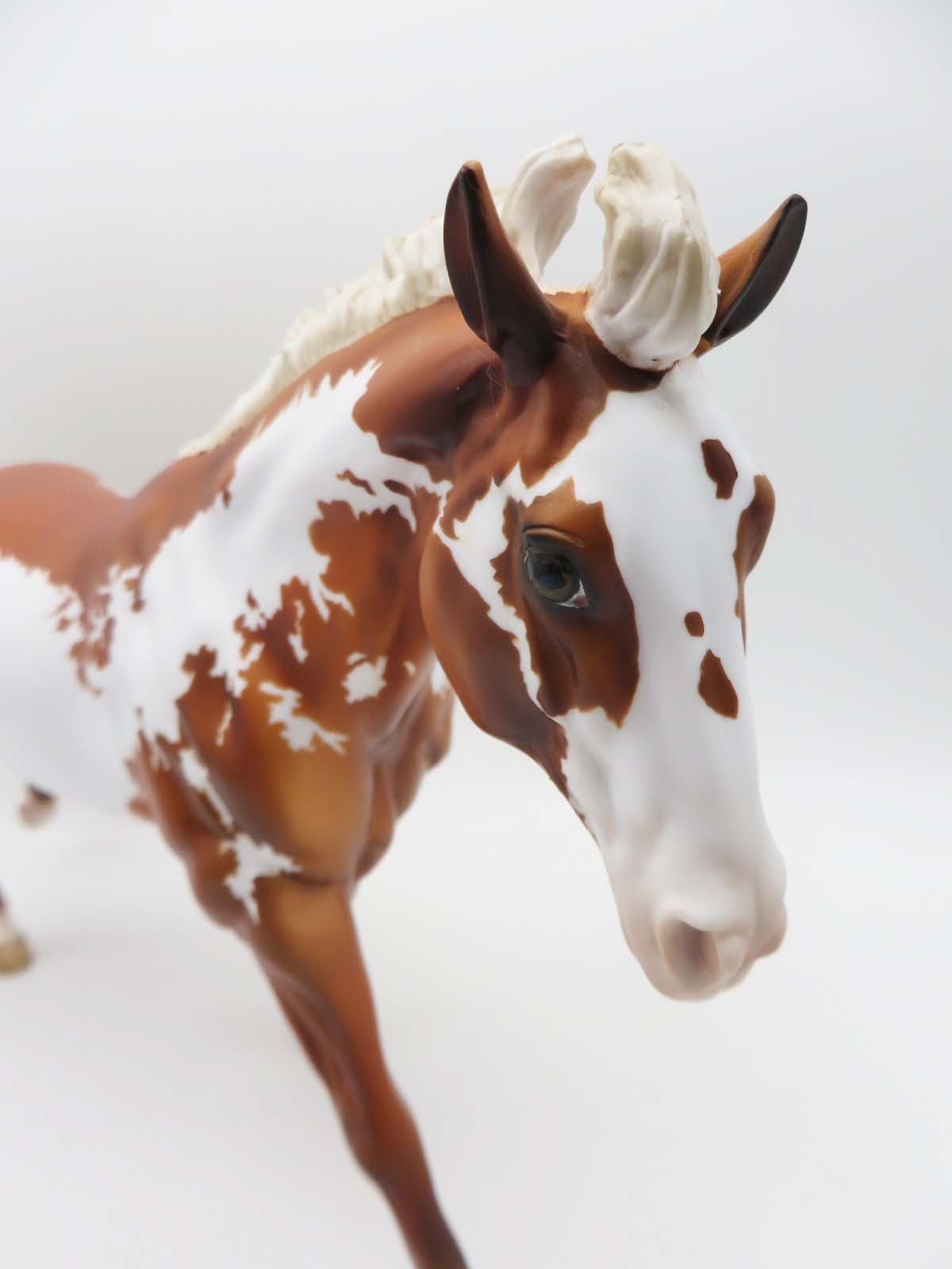 Kick Up A Row - OOAK - Flaxen Chestnut Framed Overo Remington By Dawn Quick - SHCF23