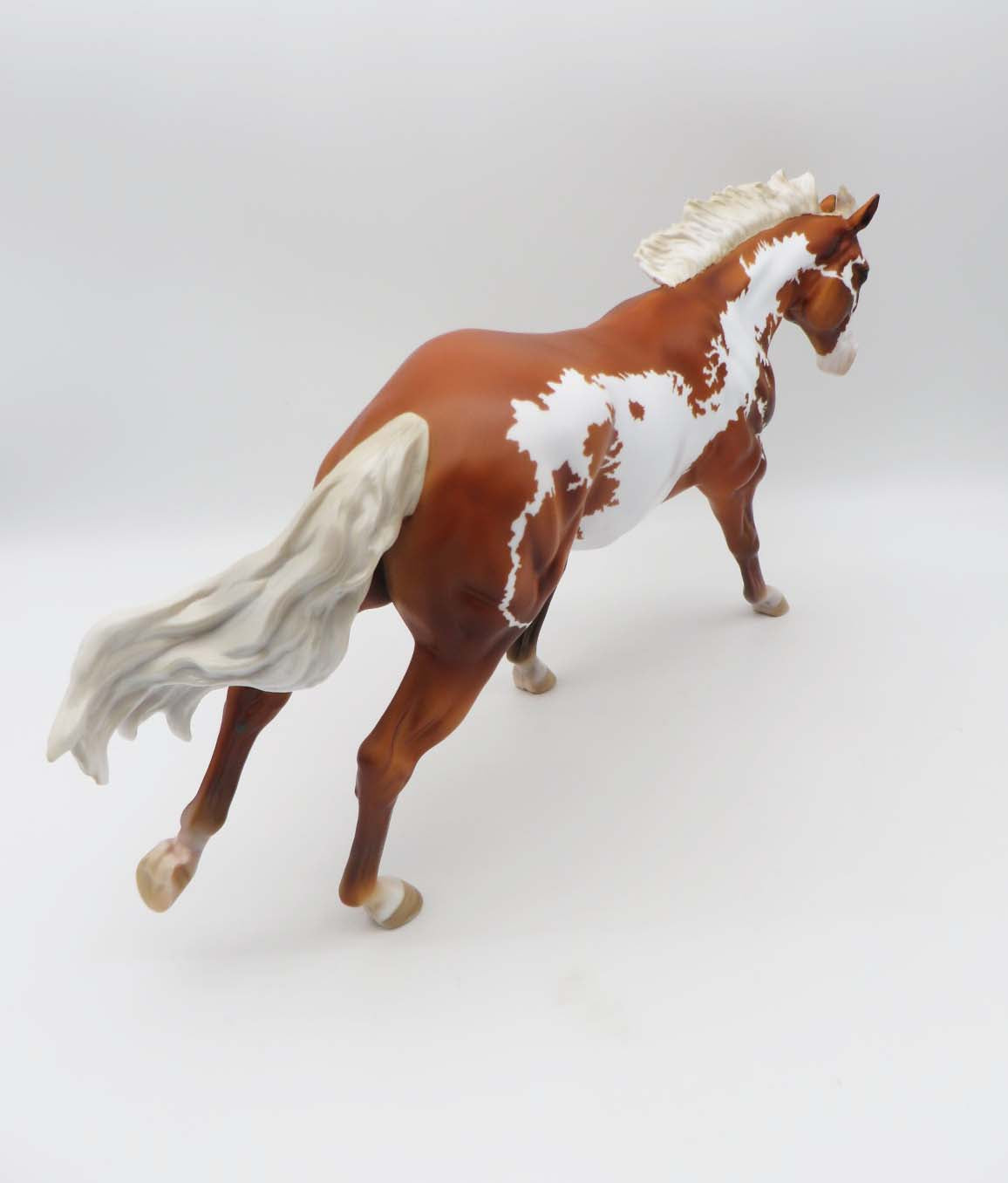 Kick Up A Row - OOAK - Flaxen Chestnut Framed Overo Remington By Dawn Quick - SHCF23