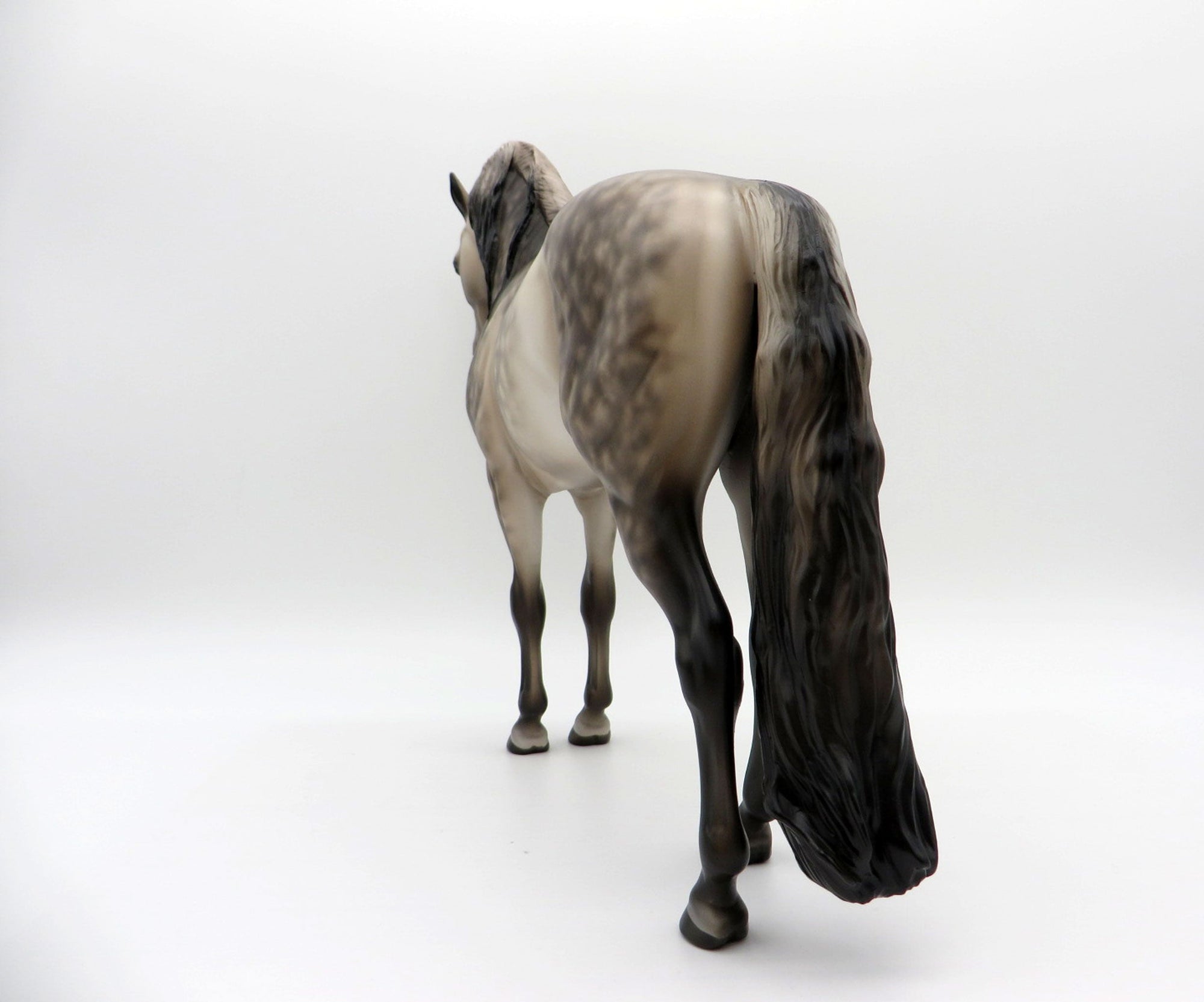 King of the Beach-OOAK Dapple Grey Andalusian  Painted by Sheryl Leisure 8/9/21