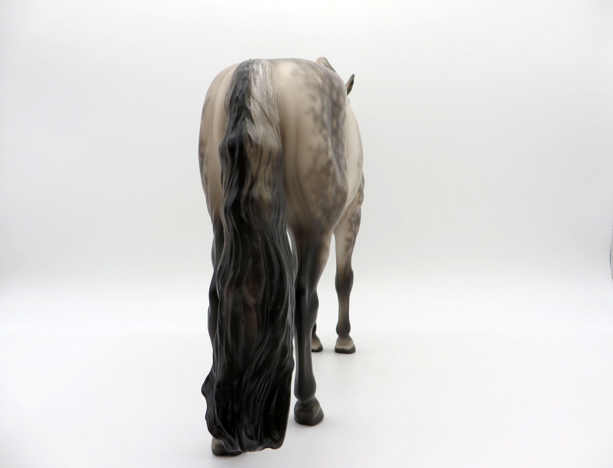 King of the Beach-OOAK Dapple Grey Andalusian  Painted by Sheryl Leisure 8/9/21