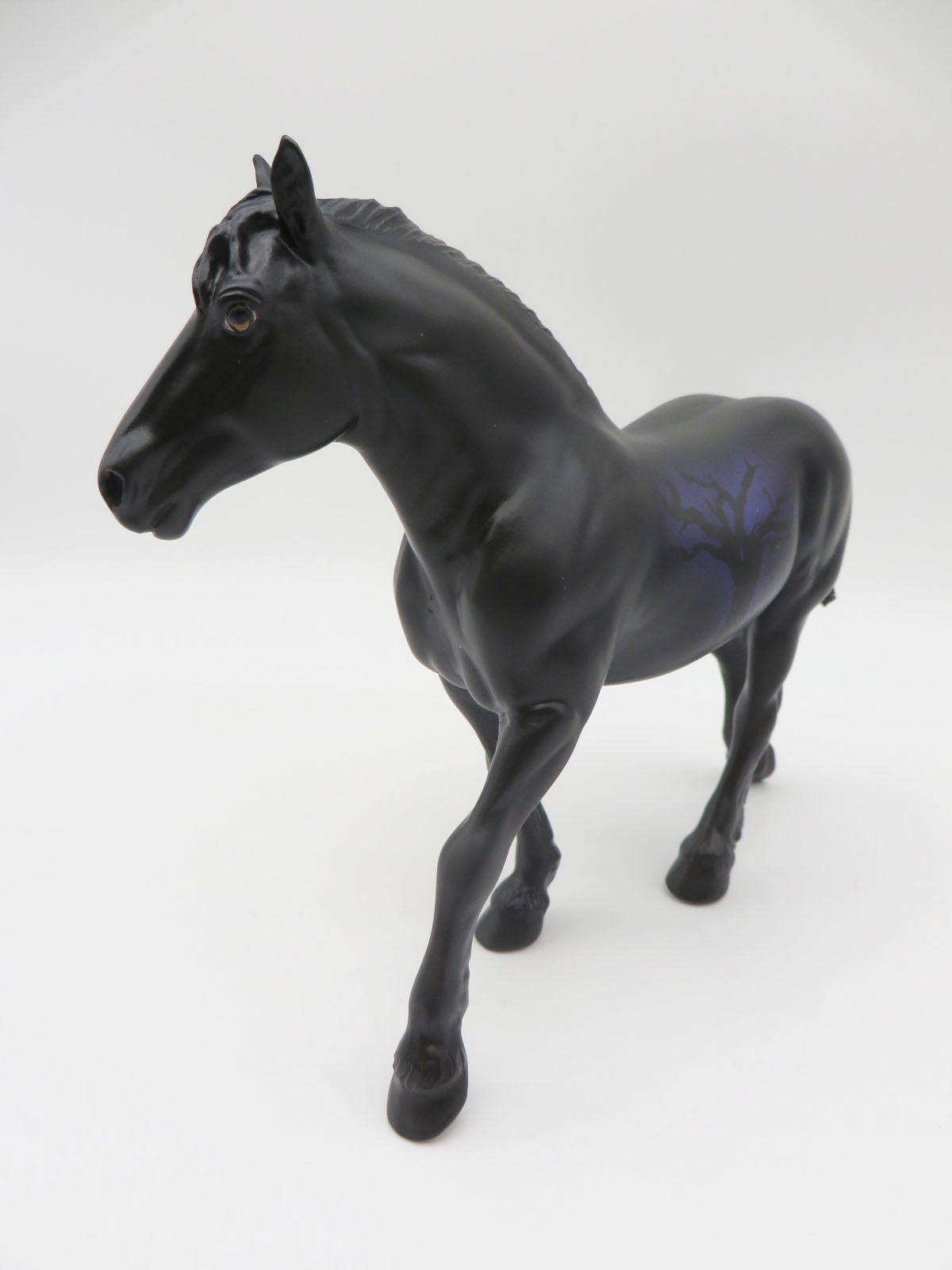 Knight - OOAK - Pebble Draft Halloween Decorator Painted by Ashley Palmer - MM22