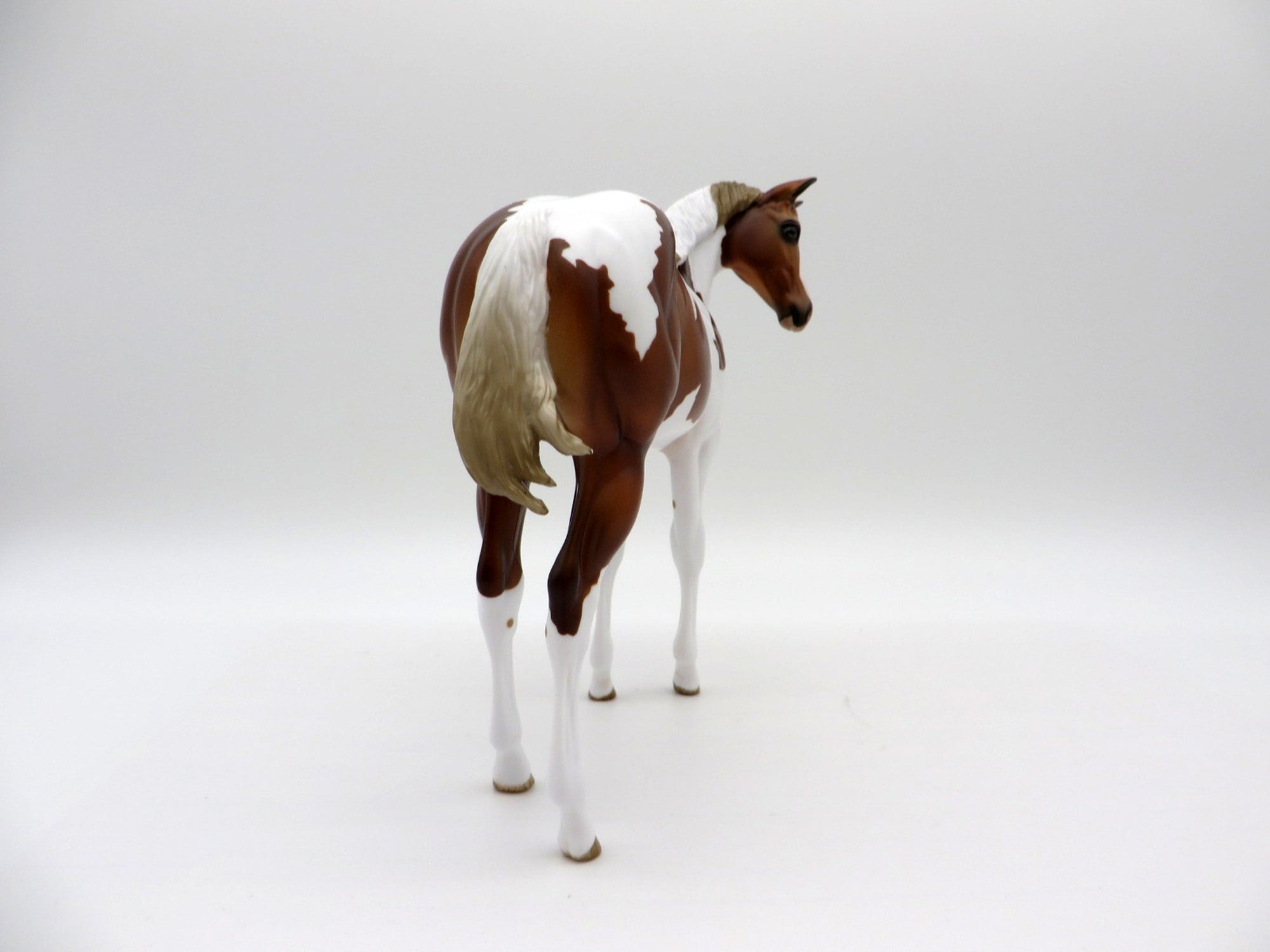Koontz-OOAK Chestnut Pinto Weanling  Painted By Audrey Dixon EQ 21
