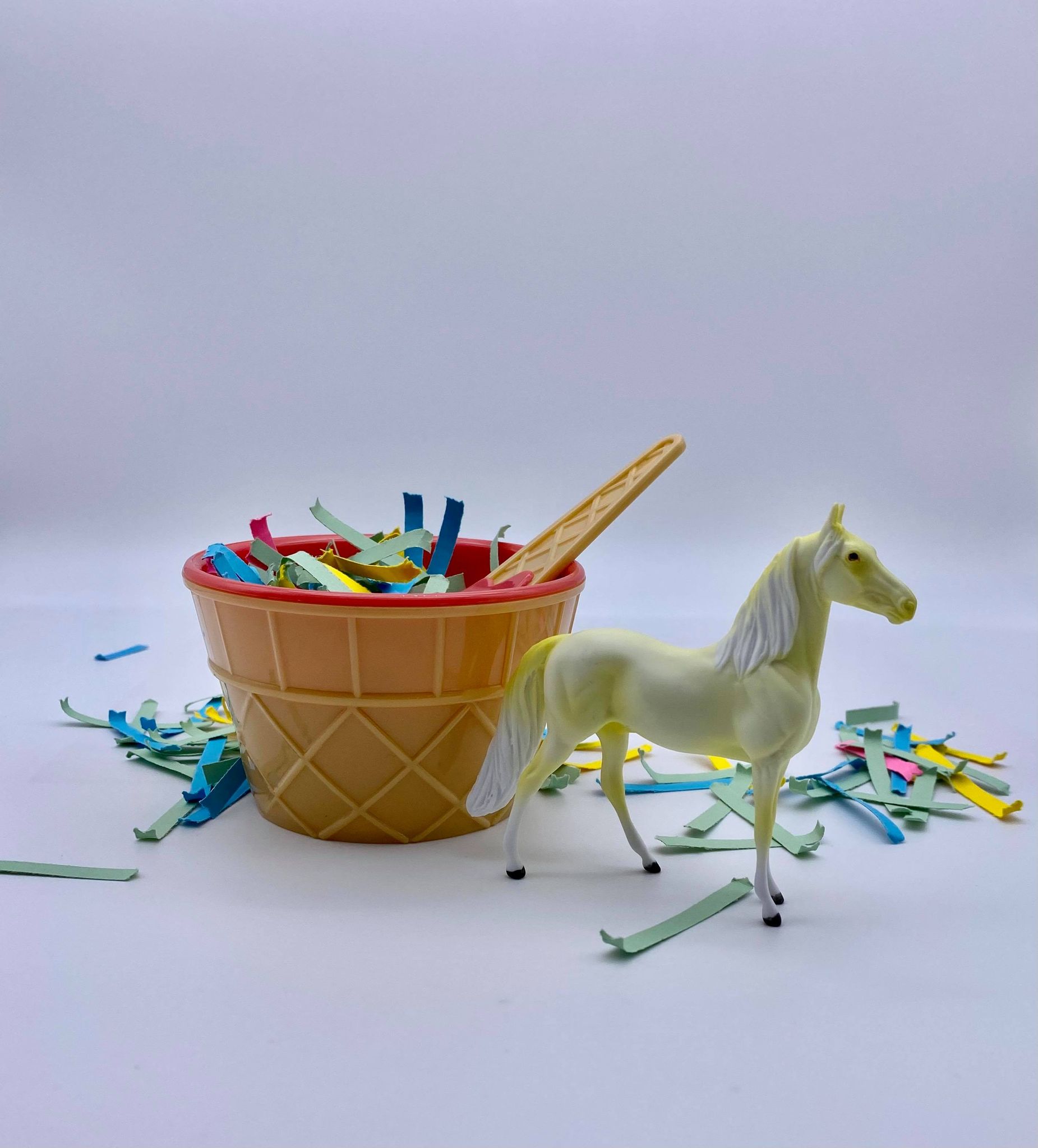 Lemon Ice-OOAK Morgan Chip Painted By Ellen Robbins  NICM-7/23/21