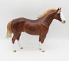 LET&#39;S STEAL AWAY - OOAK - CHESTNUT IDEAL STOCK HORSE PAINTED BY SHERYL LEISURE - BEST OFFERS - 10/21/22.