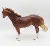 LET&#39;S STEAL AWAY - OOAK - CHESTNUT IDEAL STOCK HORSE PAINTED BY SHERYL LEISURE - BEST OFFERS - 10/21/22.