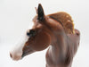 LET&#39;S STEAL AWAY - OOAK - CHESTNUT IDEAL STOCK HORSE PAINTED BY SHERYL LEISURE - BEST OFFERS - 10/21/22.