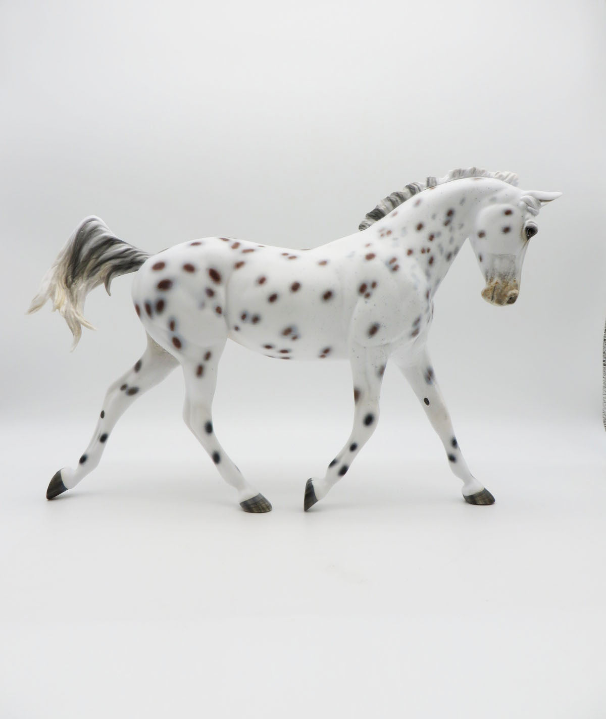 LET THE CHIPS FALL - OOAK - BAY LEOPARD APPALOOSA PALOUSE - PAINTED BY MYLA PEARCE BEST OFFER 9/30/22