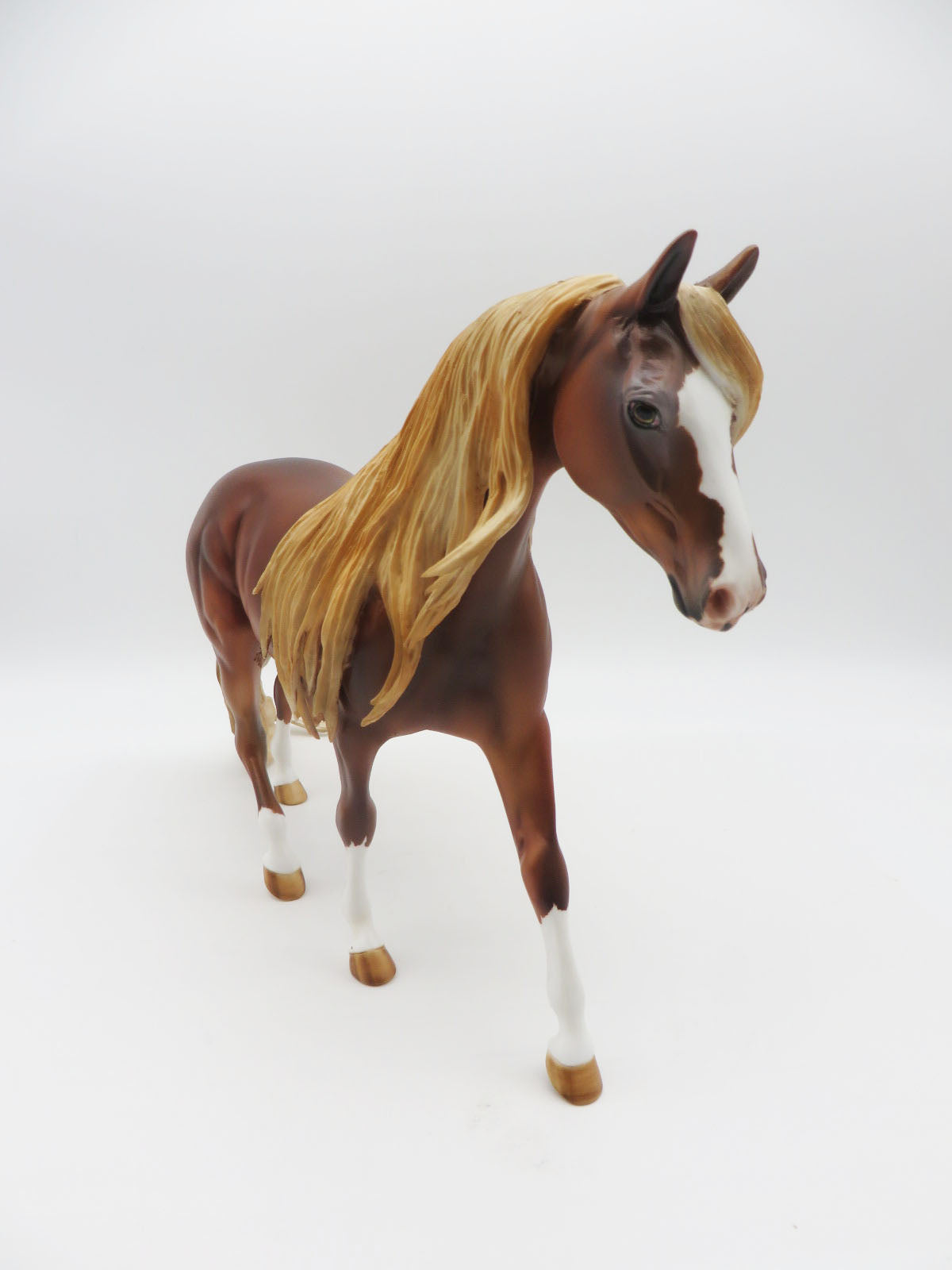 Lovegood - OOAK - BEST OFFER - Custom Chestnut Pony Painted by Julie Keim - MM22