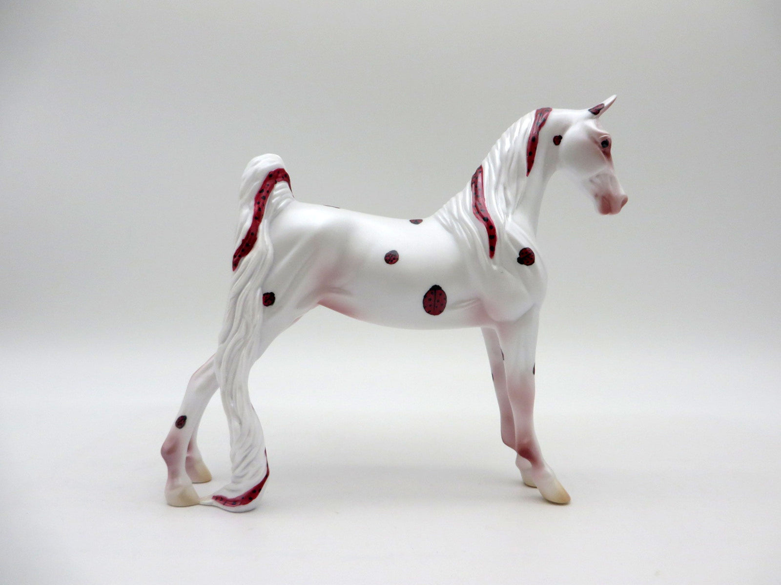 Lady Bug-OOAK Saddlebred Pebbles Painted By Jas Fanning 6/4/21