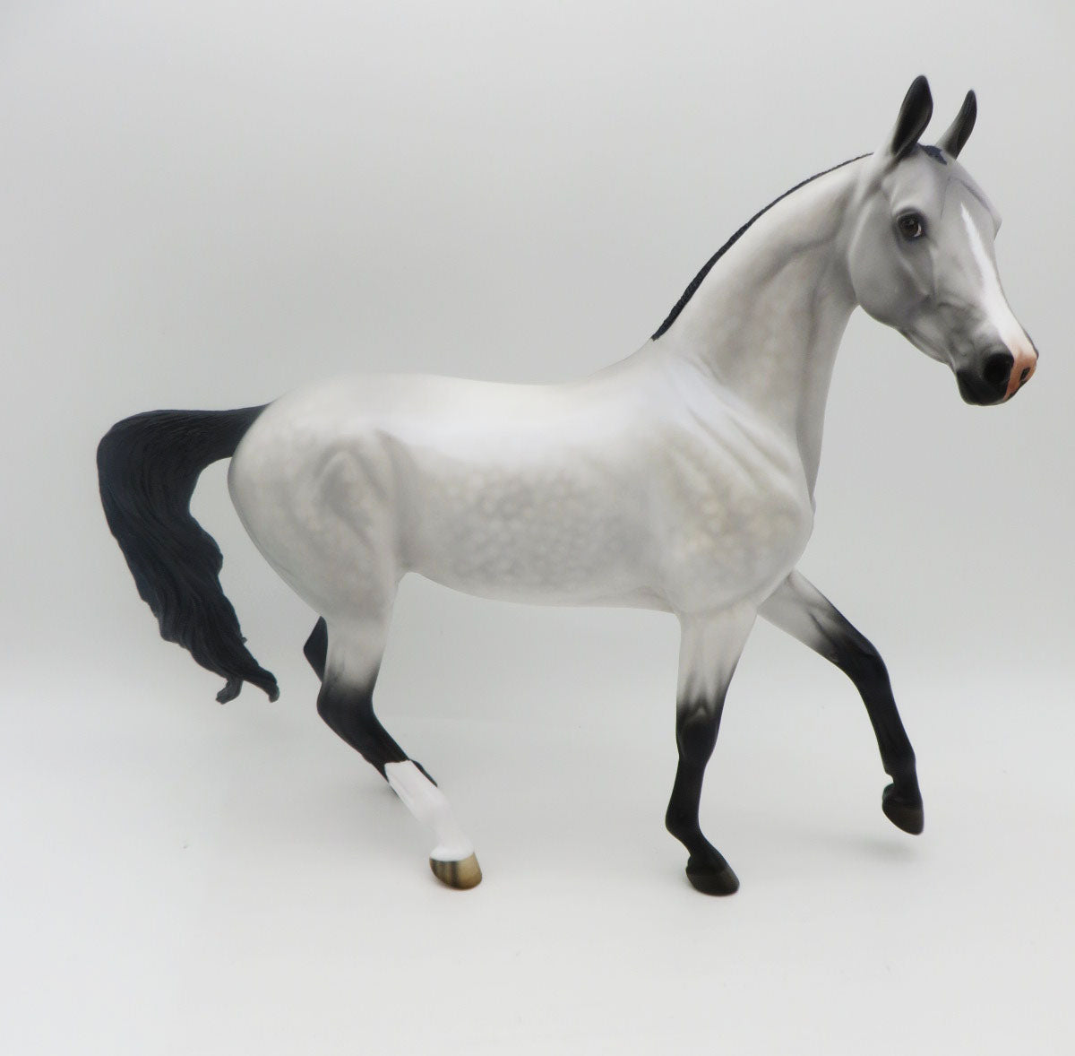 Lady Gray - OOAK - Dapple Gray Arabian Mare by Angela Marleau - P&C 23
