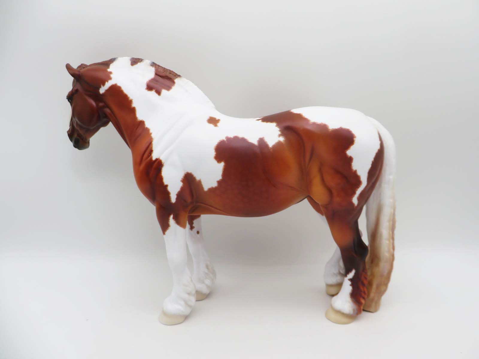 Lady Of The Hoodoo&#39;s - OOAK - Dappled Chestnut Tobiano Heavy Draft Mare By Ellen Robbins - Best Offer 5/1/23