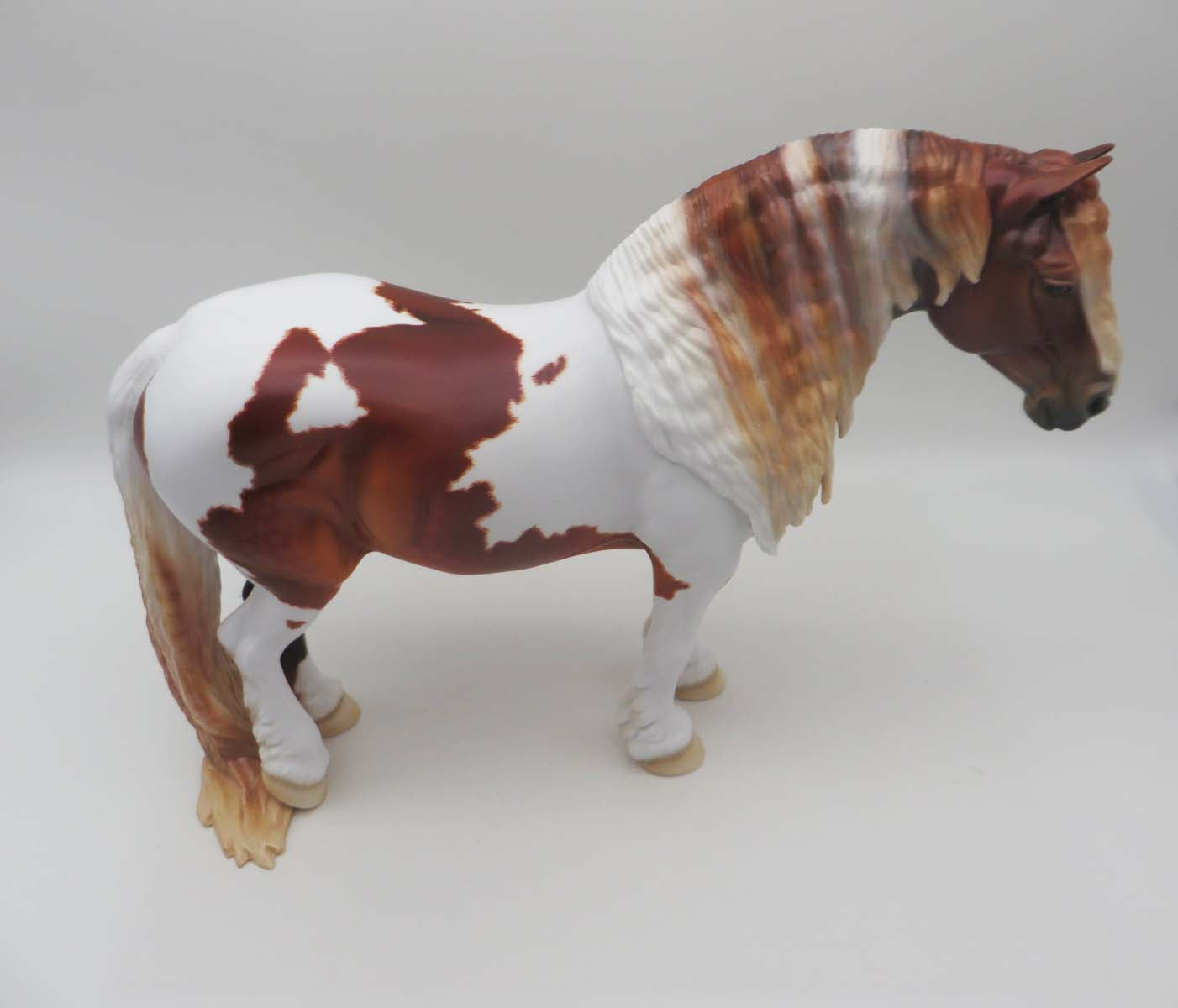 Lady Of The Hoodoo&#39;s - OOAK - Dappled Chestnut Tobiano Heavy Draft Mare By Ellen Robbins - Best Offer 5/1/23