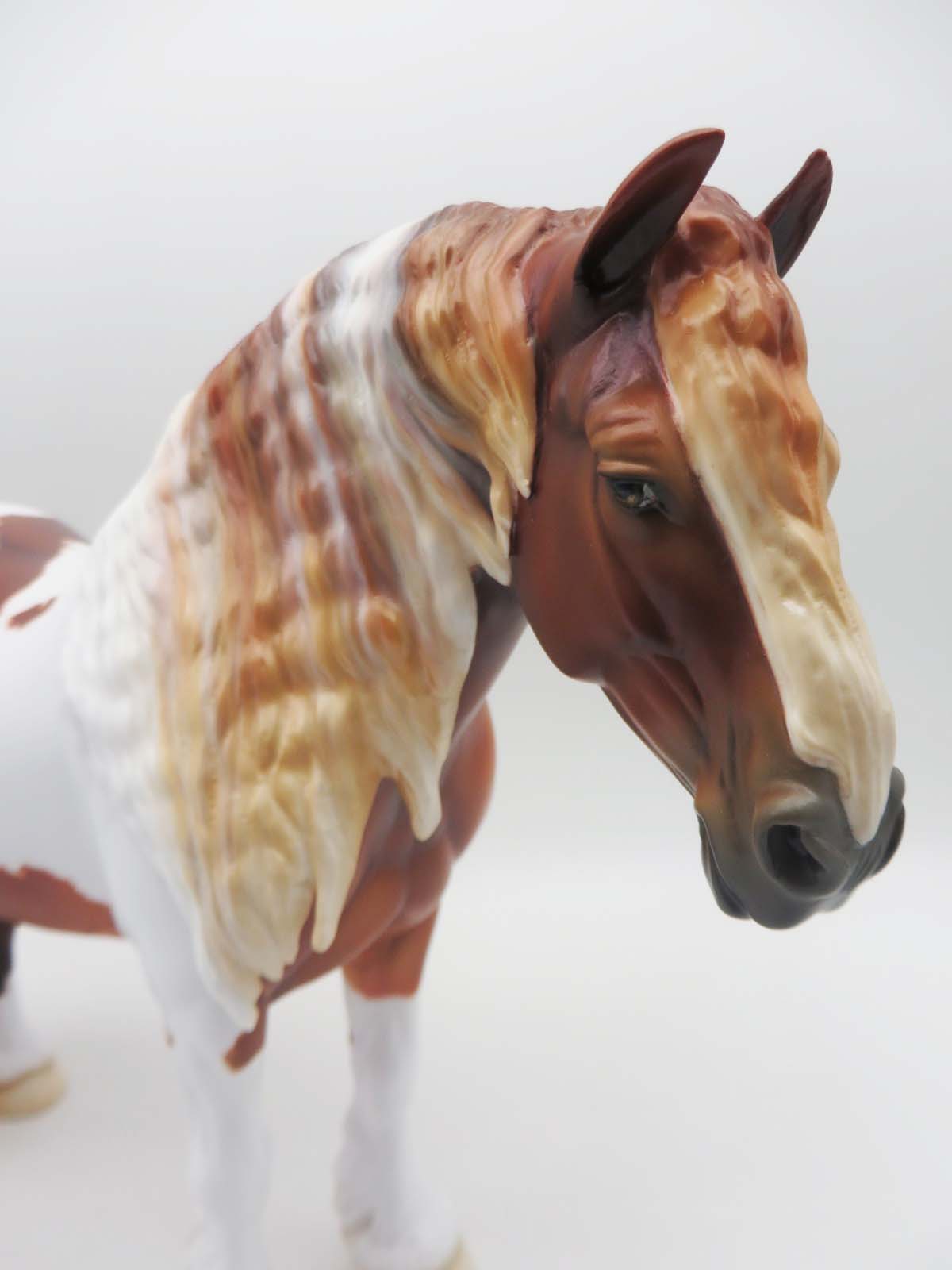 Lady Of The Hoodoo&#39;s - OOAK - Dappled Chestnut Tobiano Heavy Draft Mare By Ellen Robbins - Best Offer 5/1/23