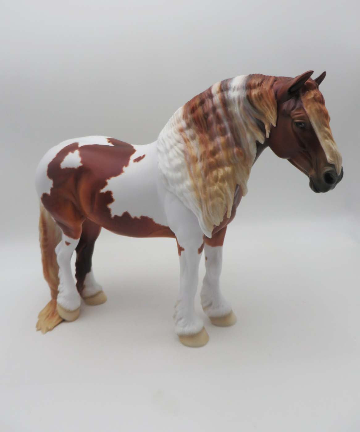 Lady Of The Hoodoo's - OOAK - Dappled Chestnut Tobiano Heavy Draft Mare By Ellen Robbins - Best Offer 5/1/23