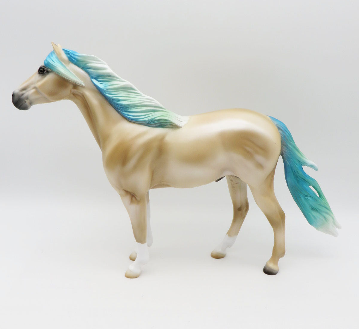 Lagoona Blue - OOAK - Decorator Palomino Spanish Mustang - by Ashley Palmer - MM22