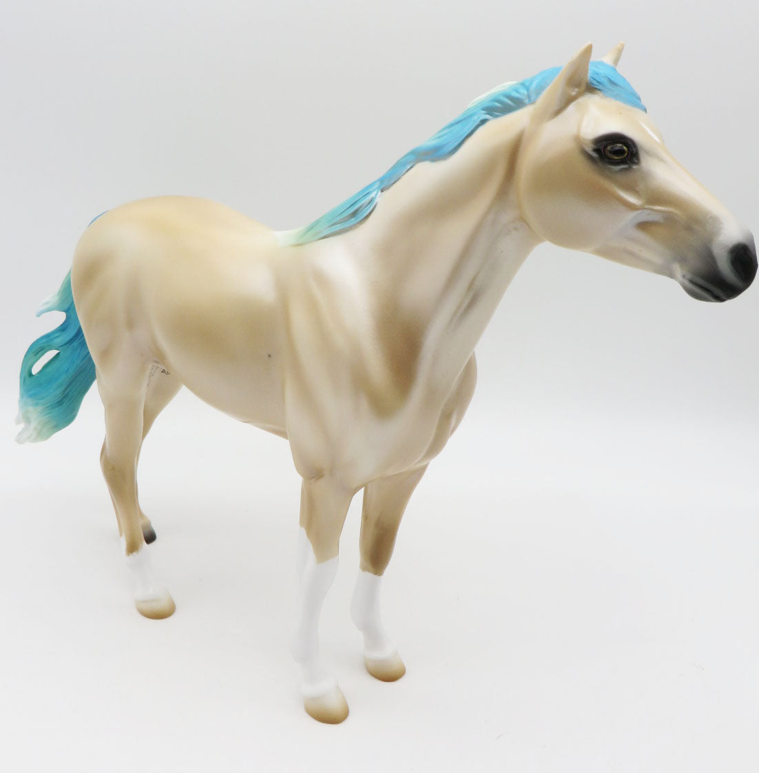 Lagoona Blue - OOAK - Decorator Palomino Spanish Mustang - by Ashley Palmer - MM22