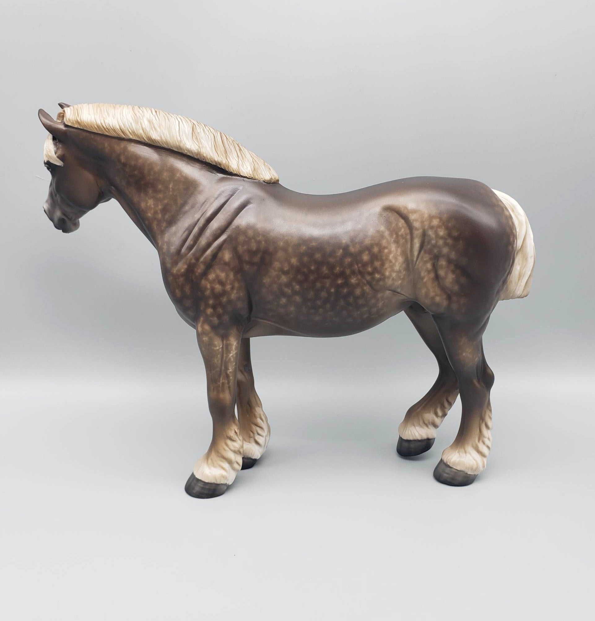 Lara - OOAK - Star Dapple Chestnut Heavy Draft Mare by Sheryl Leisure - Best Offer 5/30/23